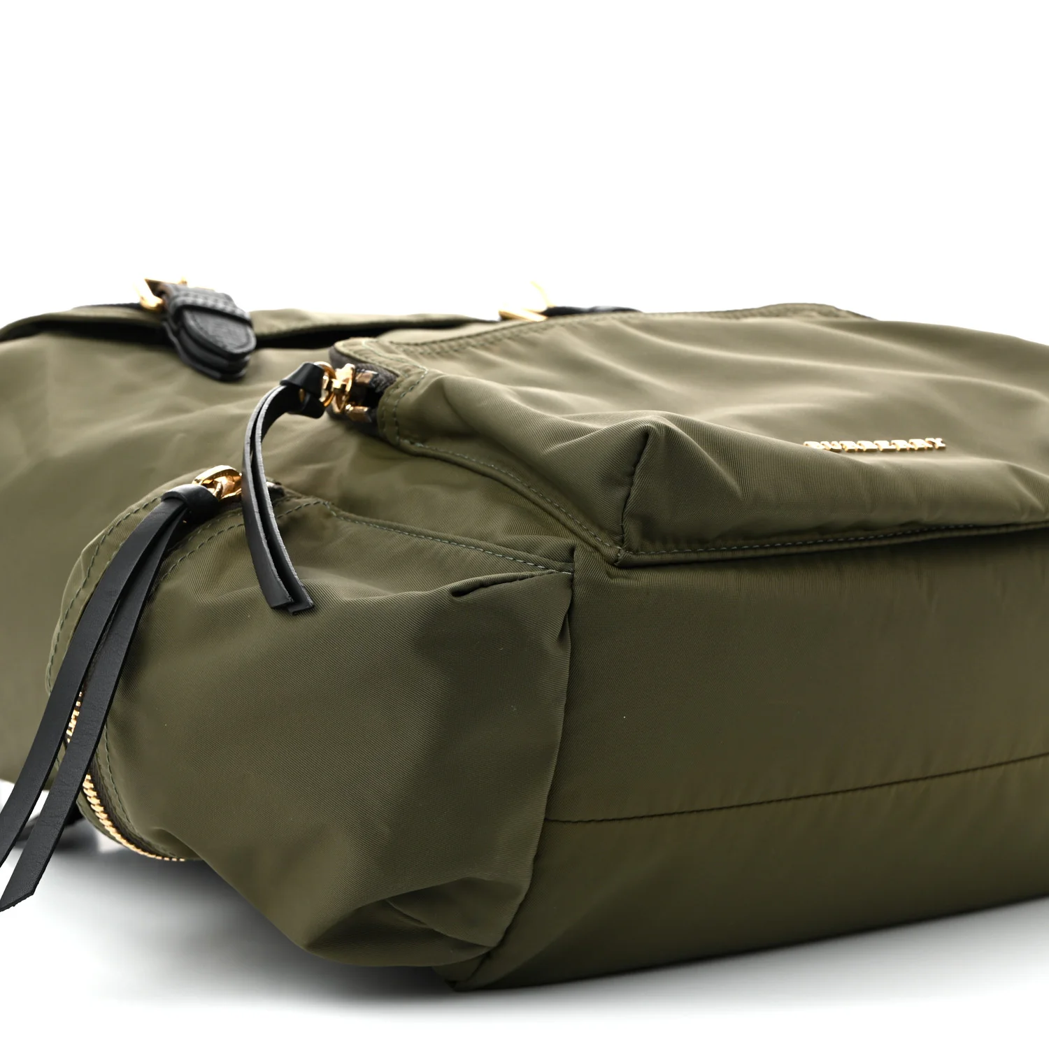 Nylon Large Rucksack Backpack  Canvas Green - Top Club