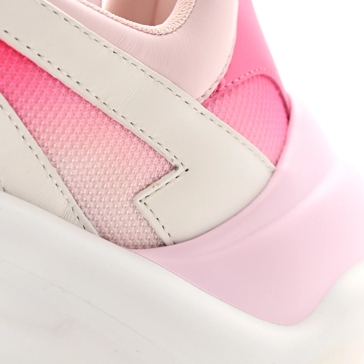 Calfskin Technical Nylon LV Archlight Sneakers 37 White Pink - Top Club