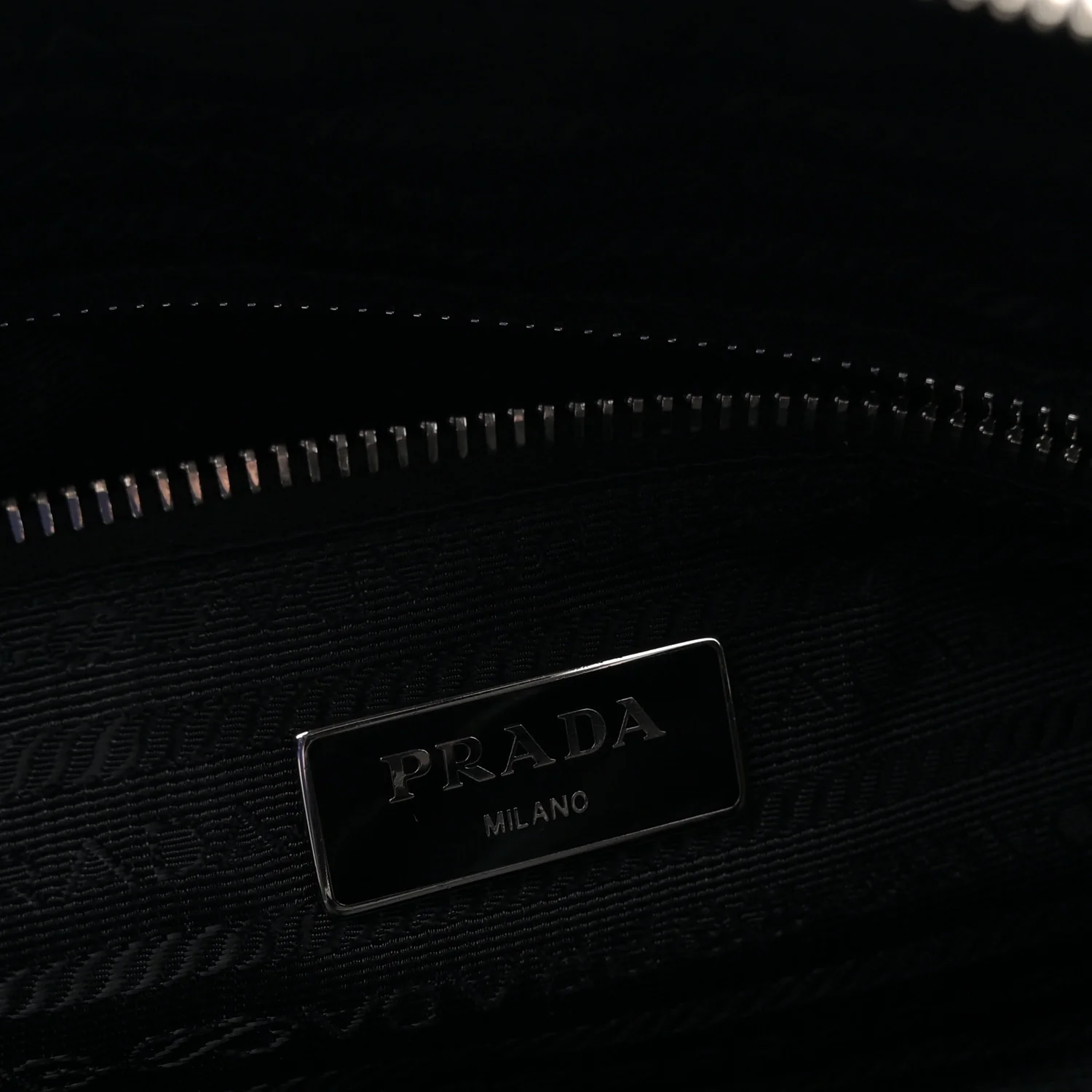 Nylon Tessuto Impuntu Quilted Shoulder Bag Black - Top Club