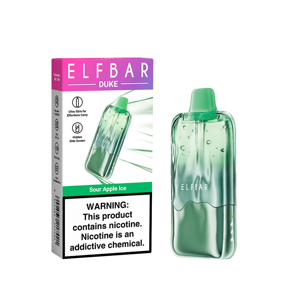 ELFBAR DUKE Rechargeable Disposable Vape (All Flavours)