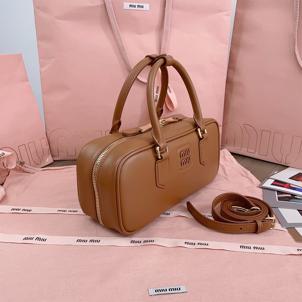 MIUMIU Large Arcadie Leather Bag(HIGH-END GRADE) - Top Club