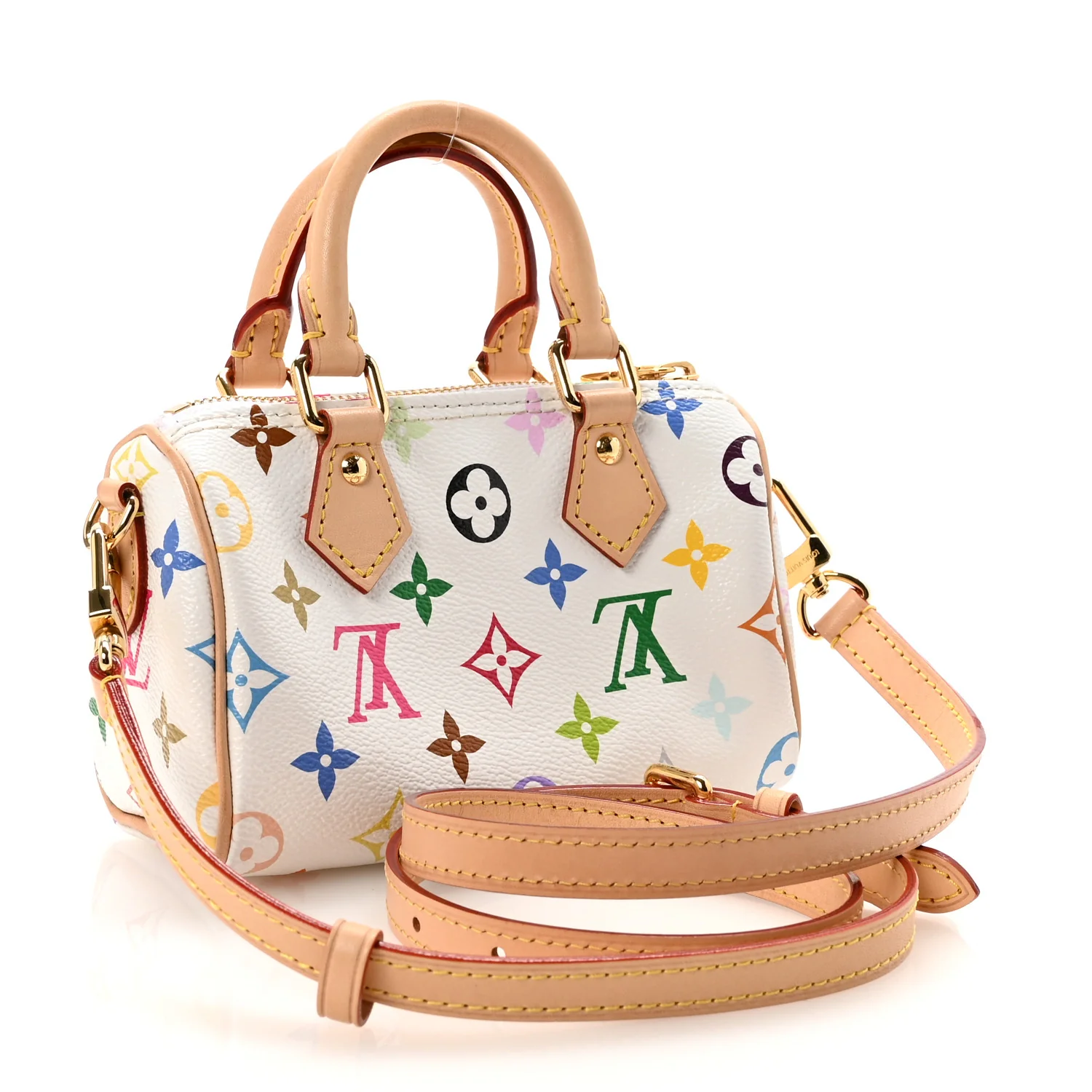 LV X TM Monogram Multicolor Nano Speedy White - Top Club