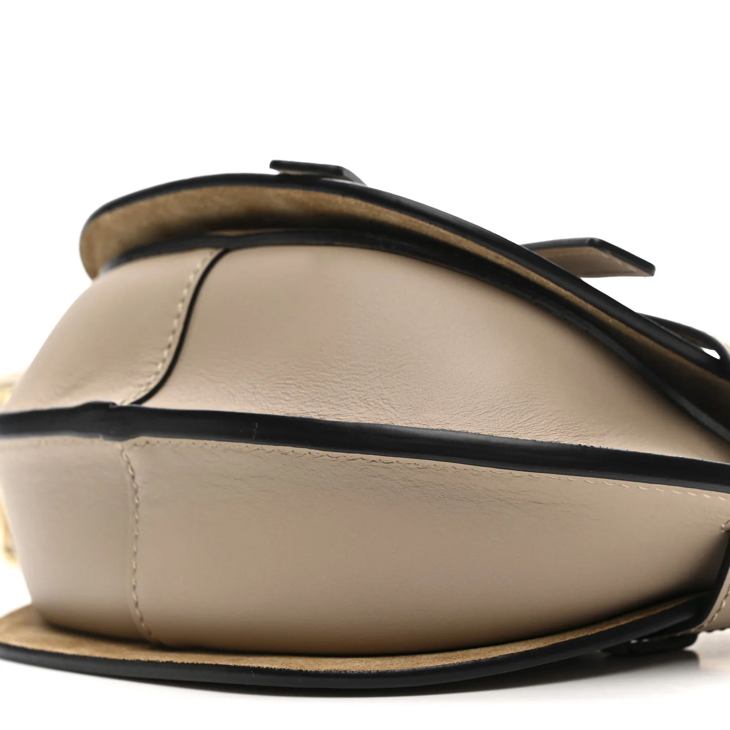 Calfskin Jacquard Mini Gate Dual Bag Clay - Top Club