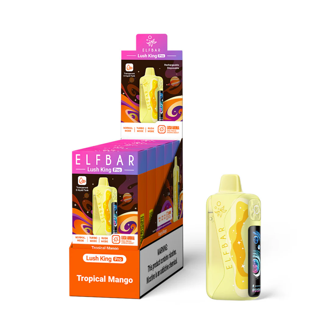 ELFBAR Lush King Pro ładowalny jednorazowy e-papieros (wszystkie smaki)