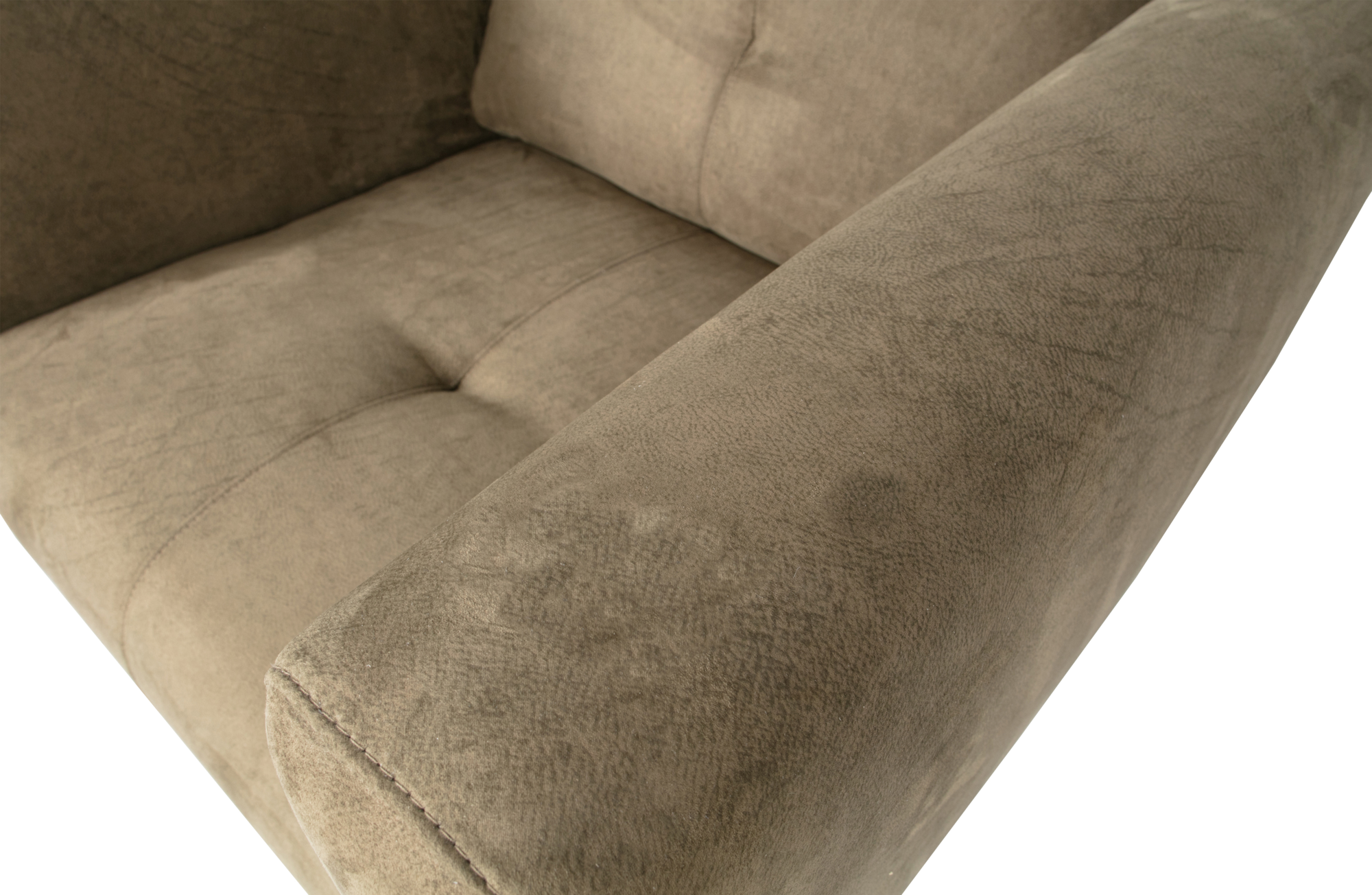 vtwonen fauteuil Skin Fauteuil Skin olijfgroen