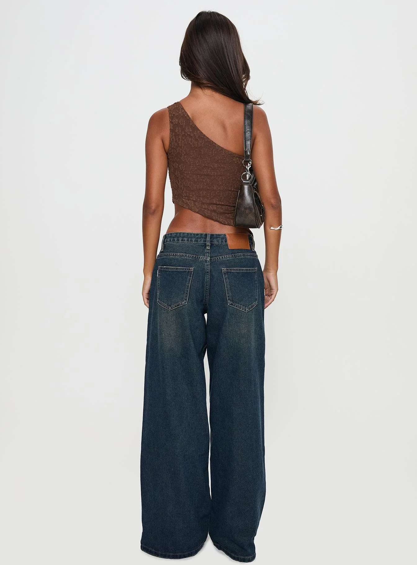 Hocus Pocus Low Rise Wide Leg Jean Dark Wash