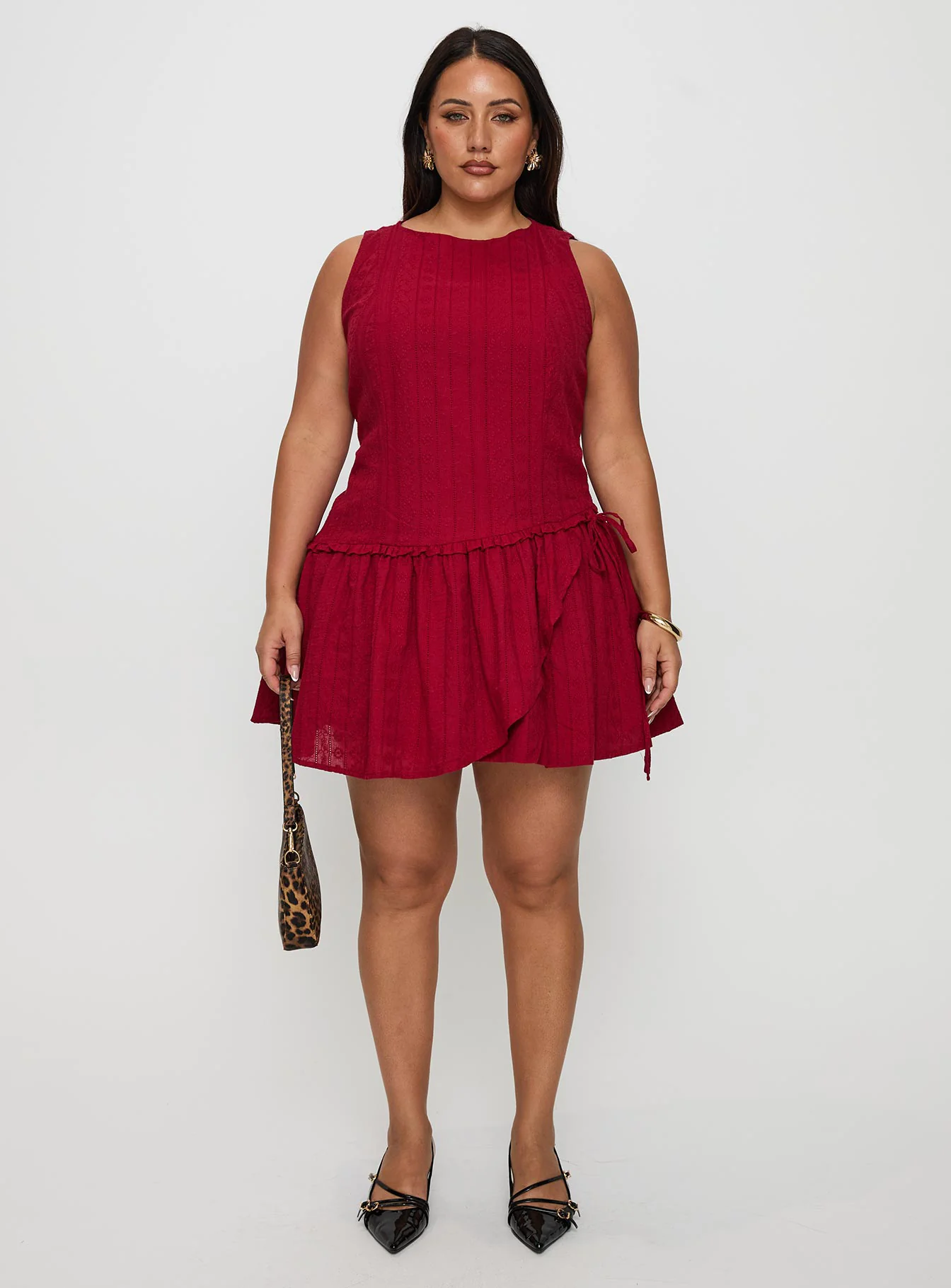 Cosie Mini Dress Red Curve