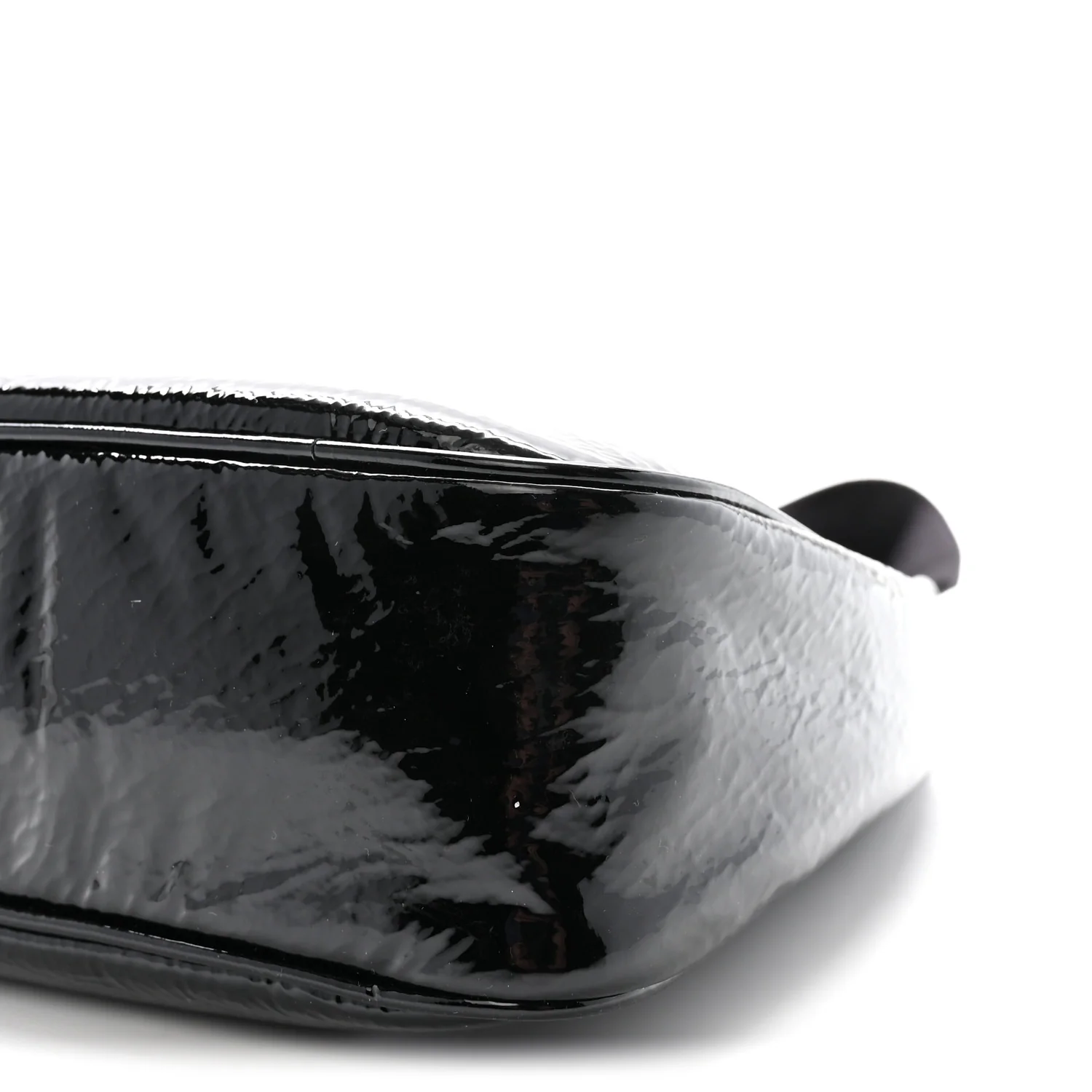 Patent Naplak Re-Edition 2005 Shoulder Bag Black - Top Club
