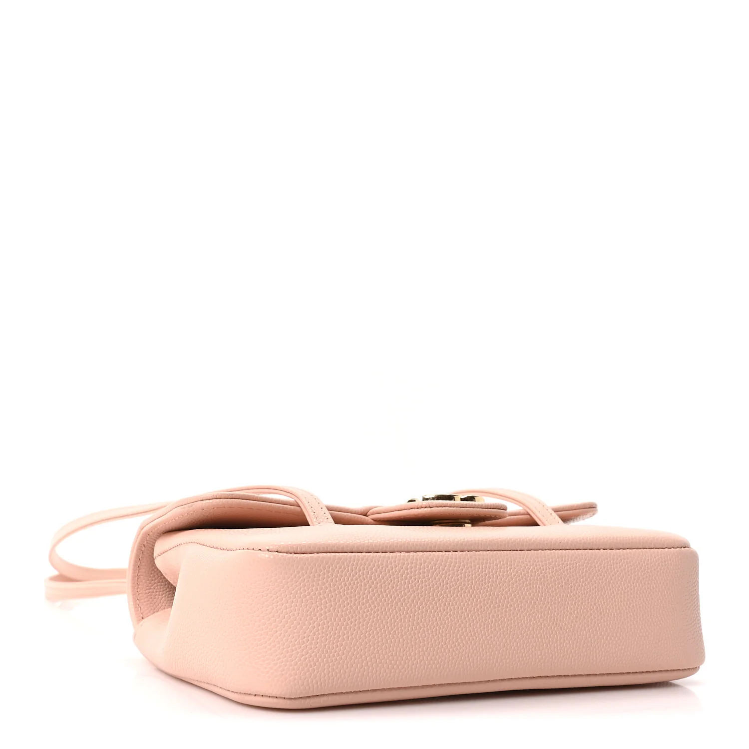 Shiny Caviar Mini Preppy Coco Shoulder Bag Light Pink - Top Club