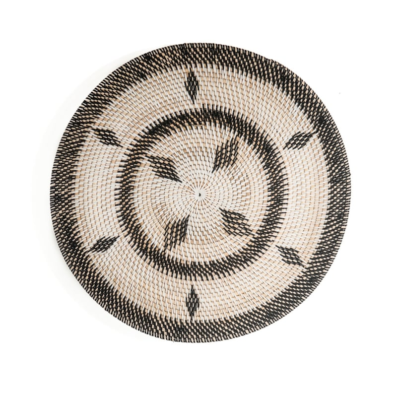 Rotan wandbord Pelat decor Large Ø50cm