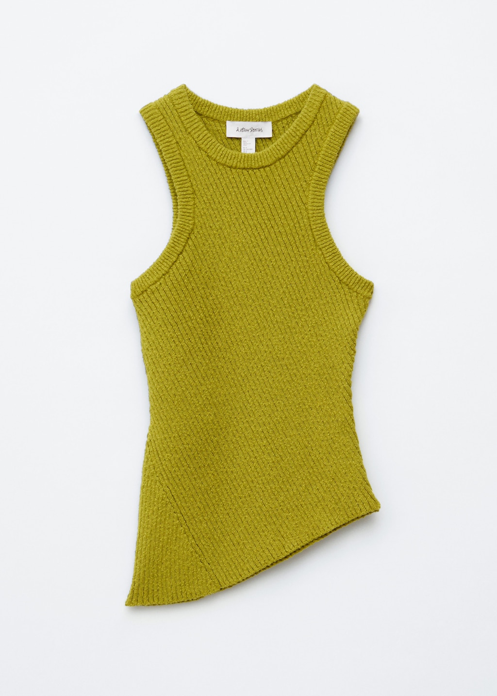 & Other Stories ASYMMETRIC RIB-KNIT TANK