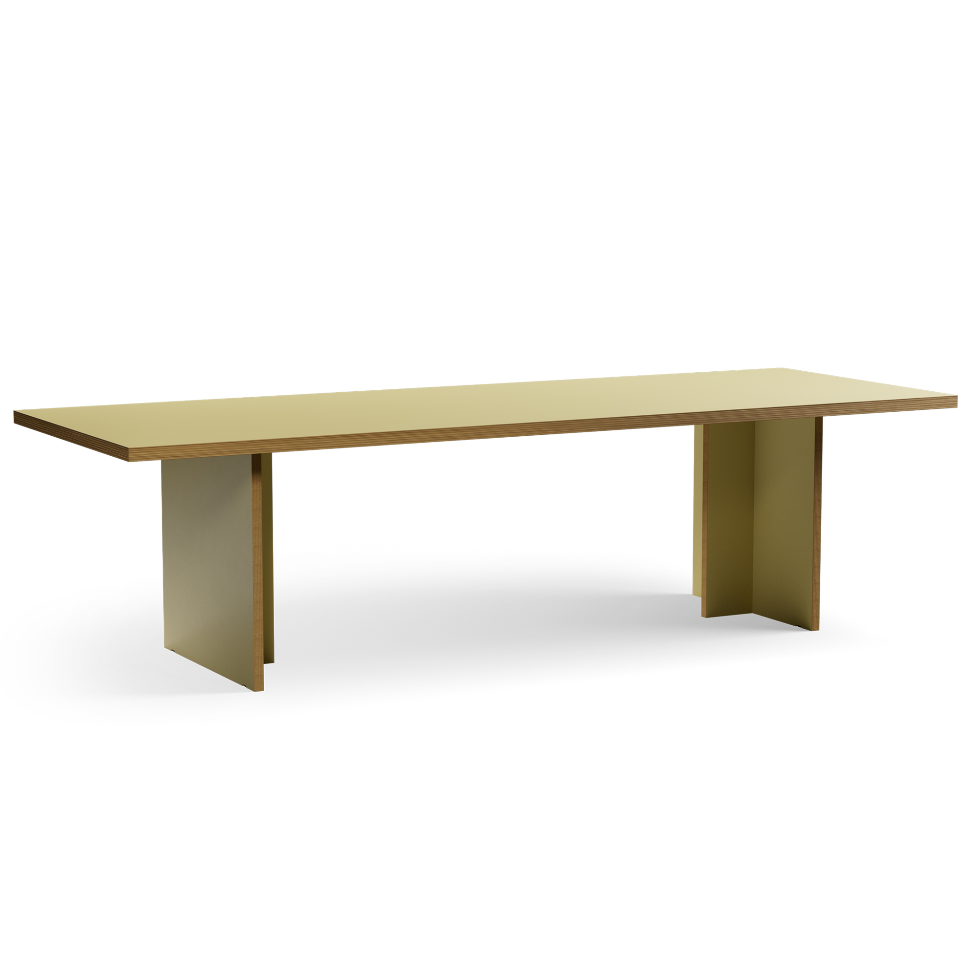 Eettafel Rectangular 280x100 cm olive