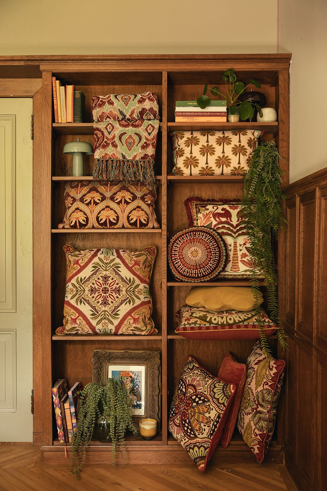 Multicolour kussen met print