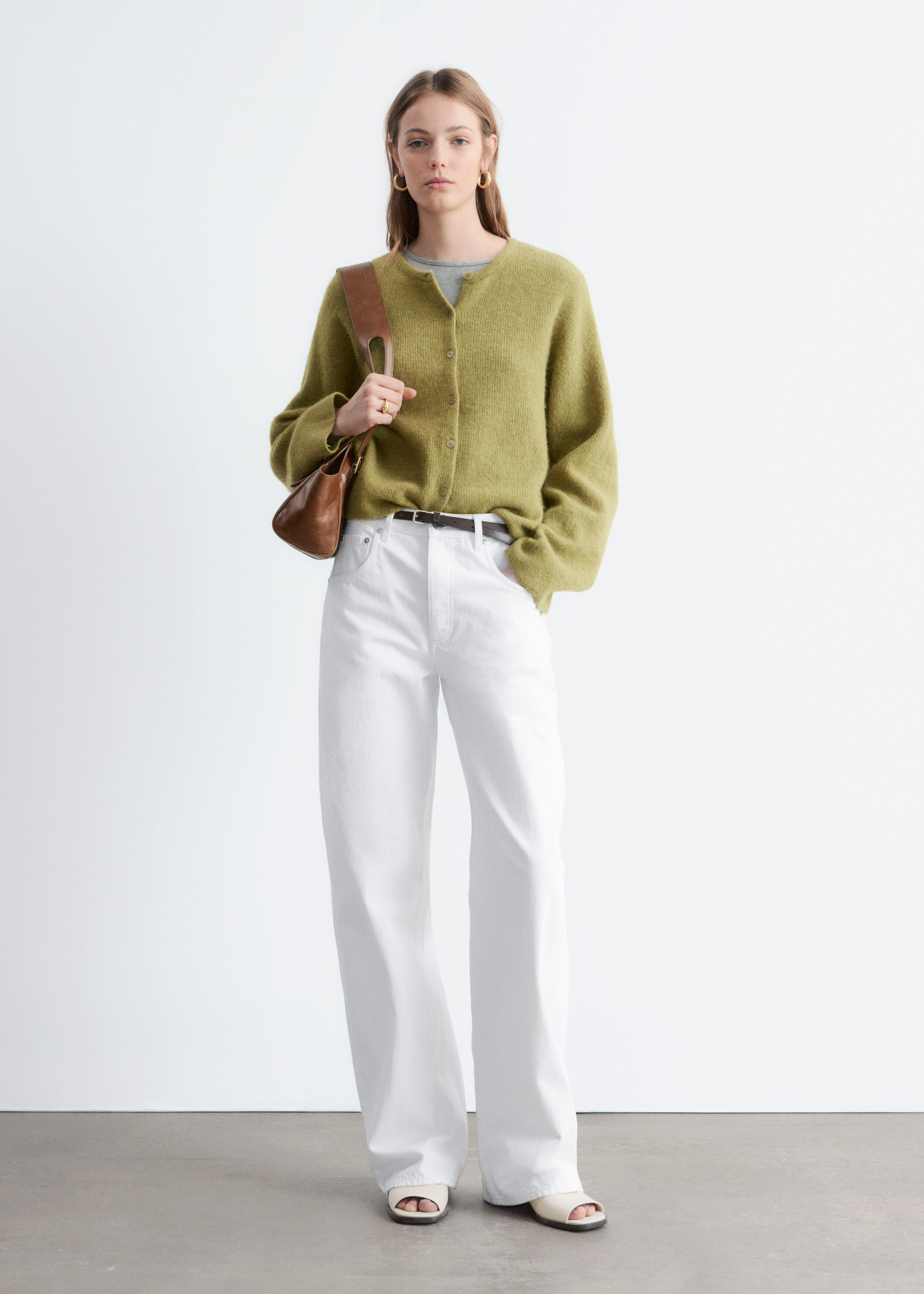 & Other Stories ALPACA-BLEND KNITTED CARDIGAN