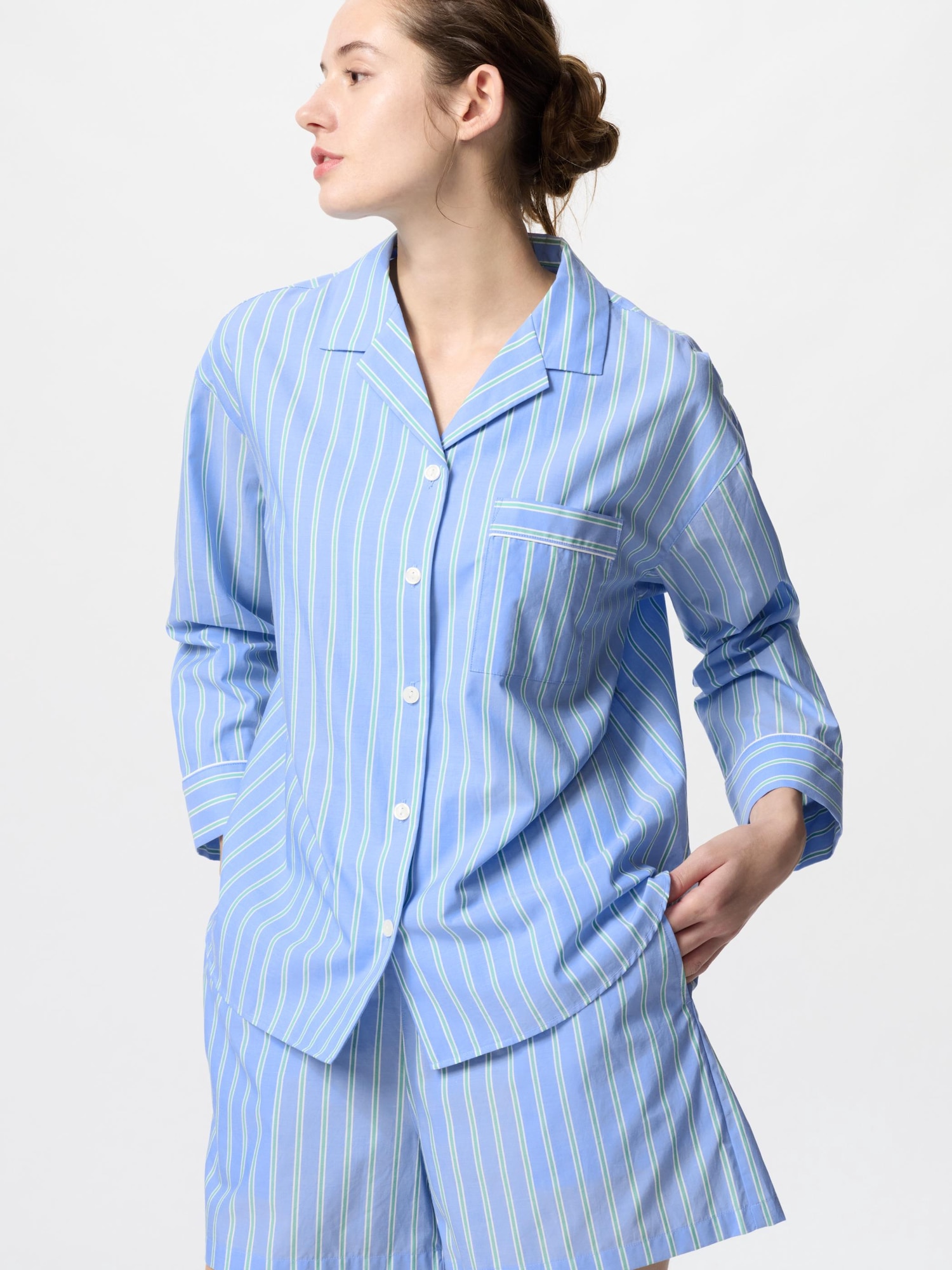 Pyjamas Long Sleeve Shorts Set