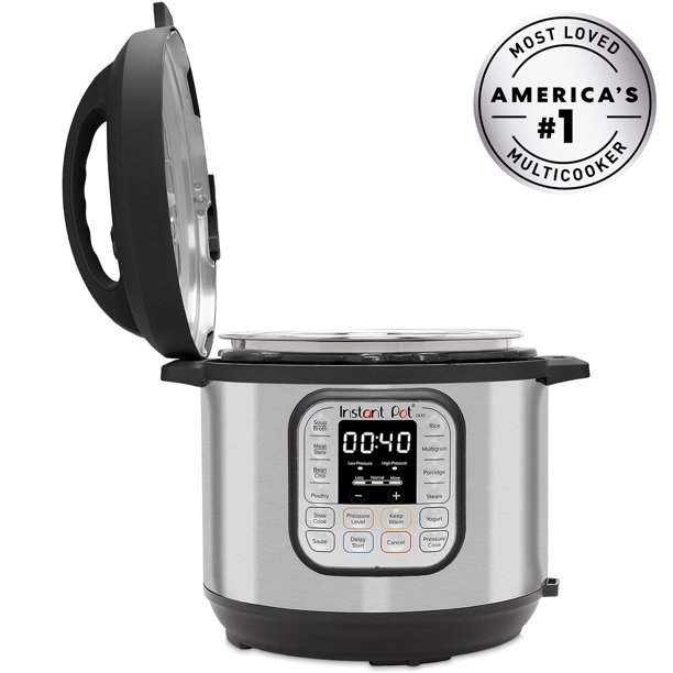 Instant Pot DUO Plus 8 Qt 9-in-1 Multi-Purpose Programmable Pressure Cooker, Slow Cooker, Rice Cooker, Yogurt Cooker, Egg Cooker, Sauté, Steamer, Warmer and Sterilizer