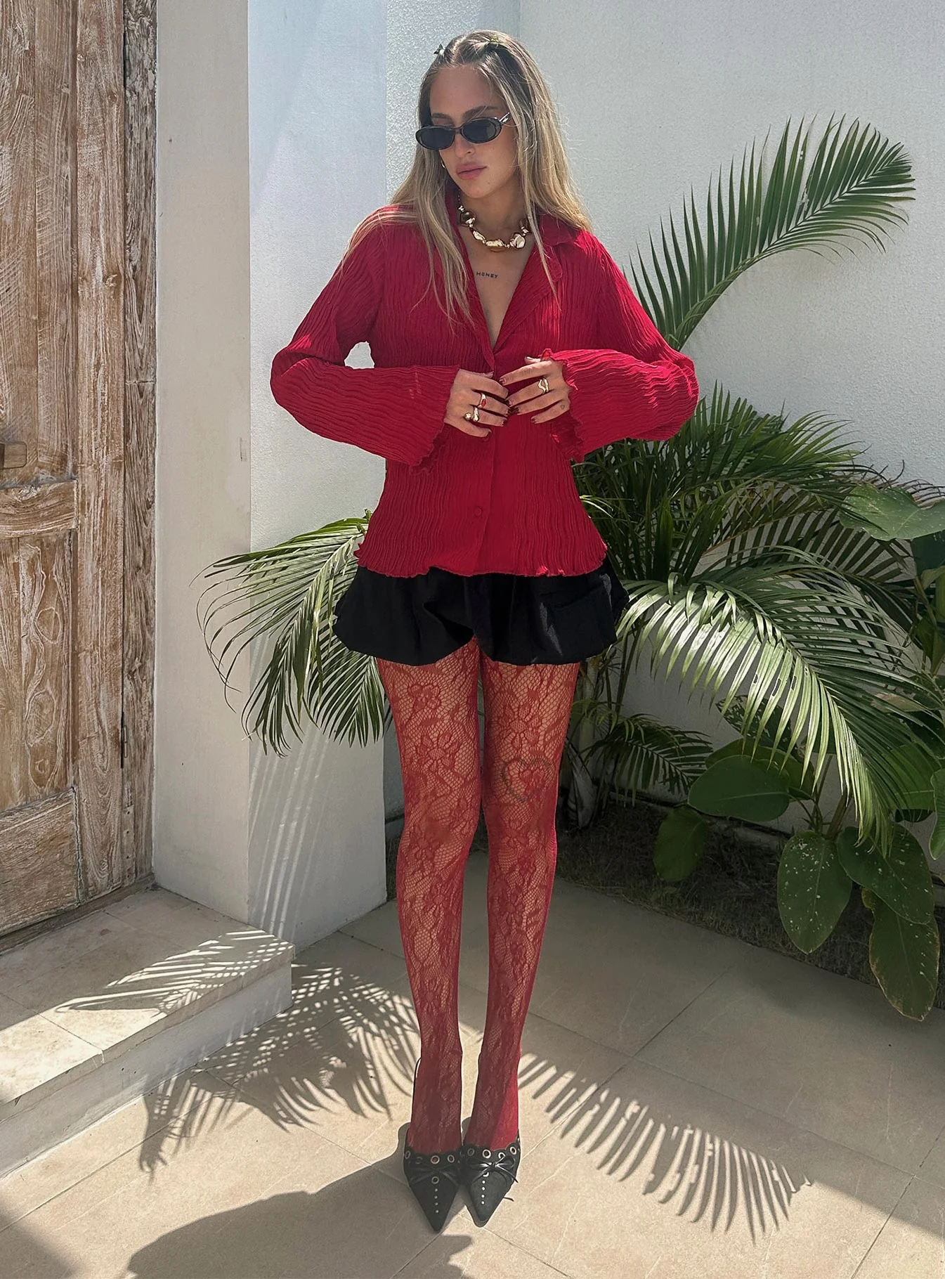 Selma Shirt Burgundy