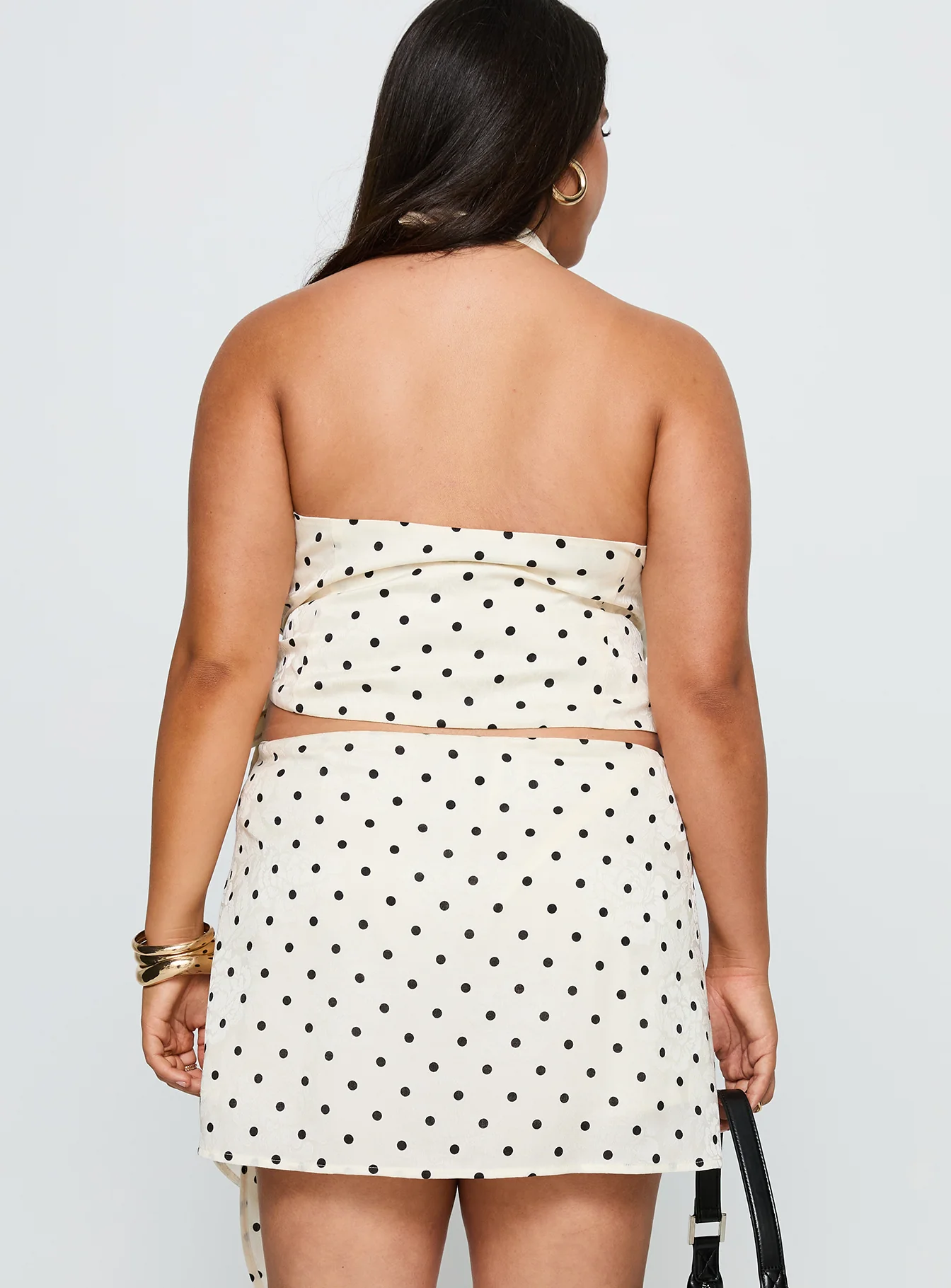 Beffanie Halter Wrap Set Polka Dot Curve