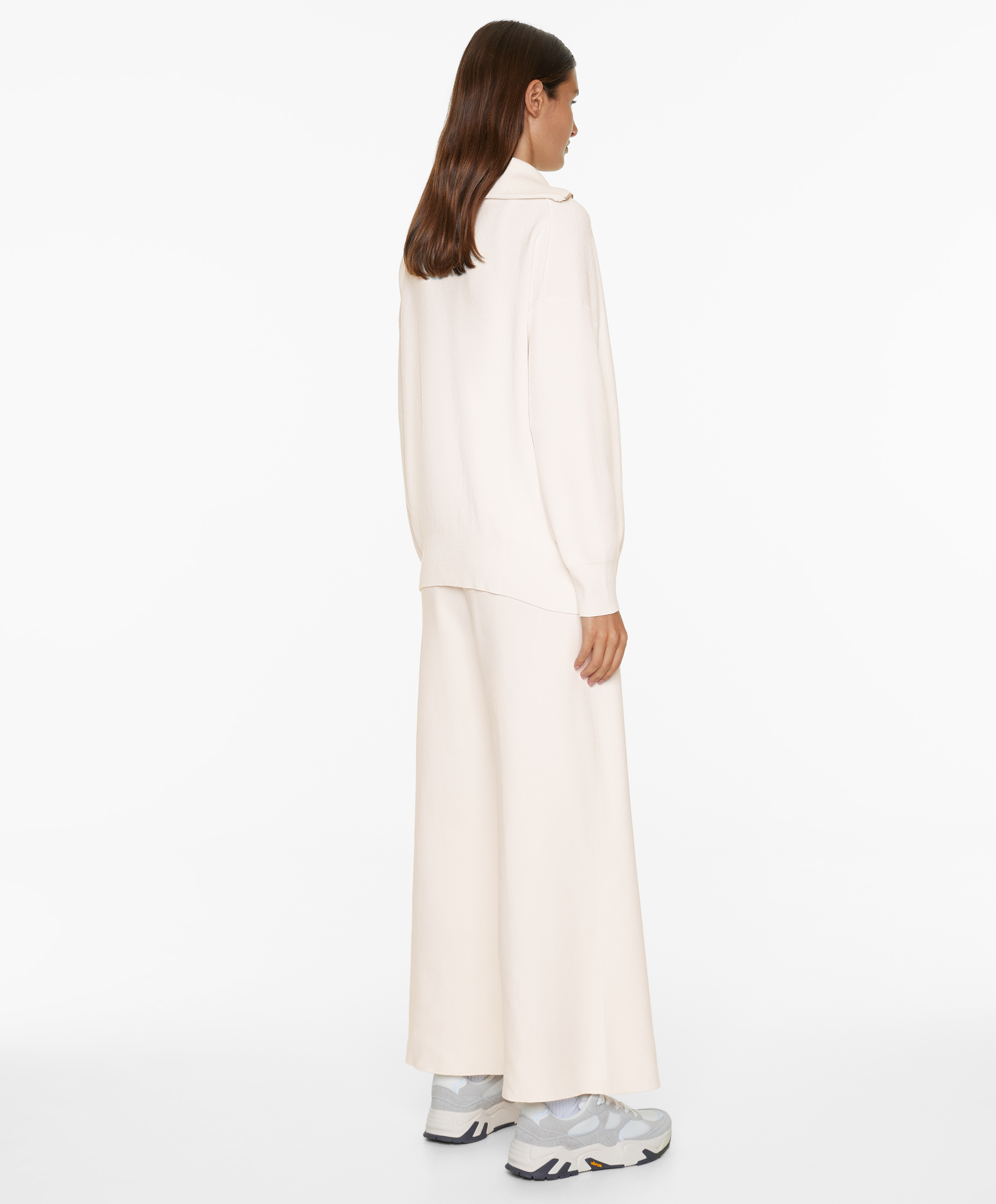 OYSHO Zip-up knit cardigan