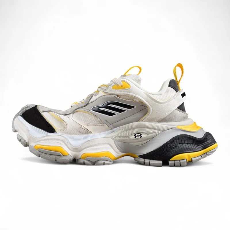 Balenciaga Cargo Sneaker 'Worn-Out - Grey Yellow' - Sneaker Replica Workshop