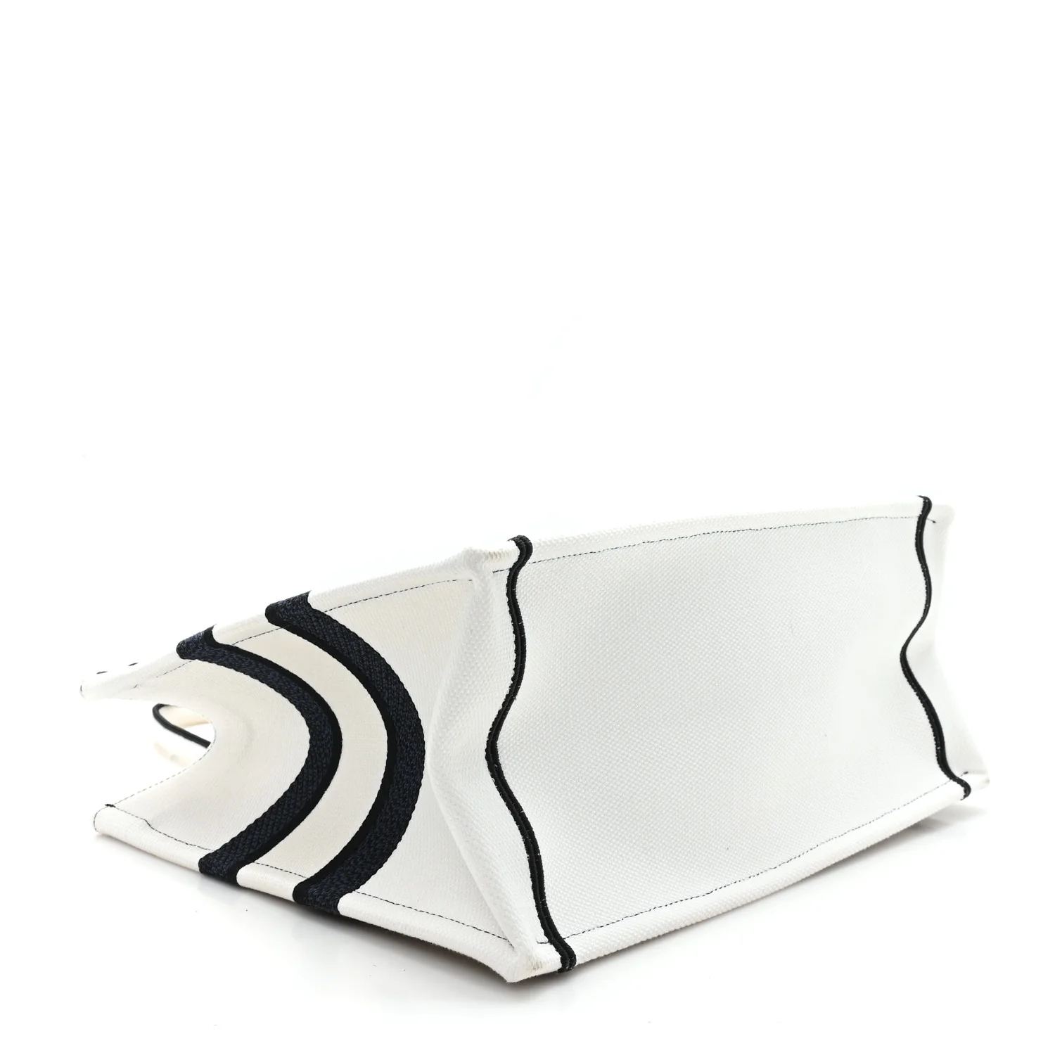 Canvas Embroidered Medium Miss Dior Graffiti Book Tote Navy White - Top Club
