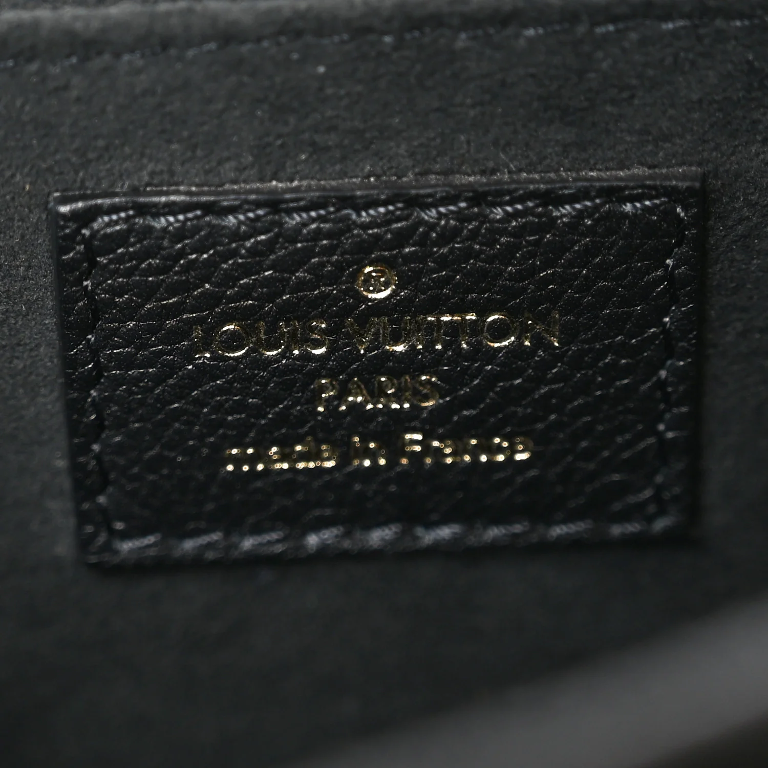 Grained Calfskin Lockme Chain Bag PM Black - Top Club