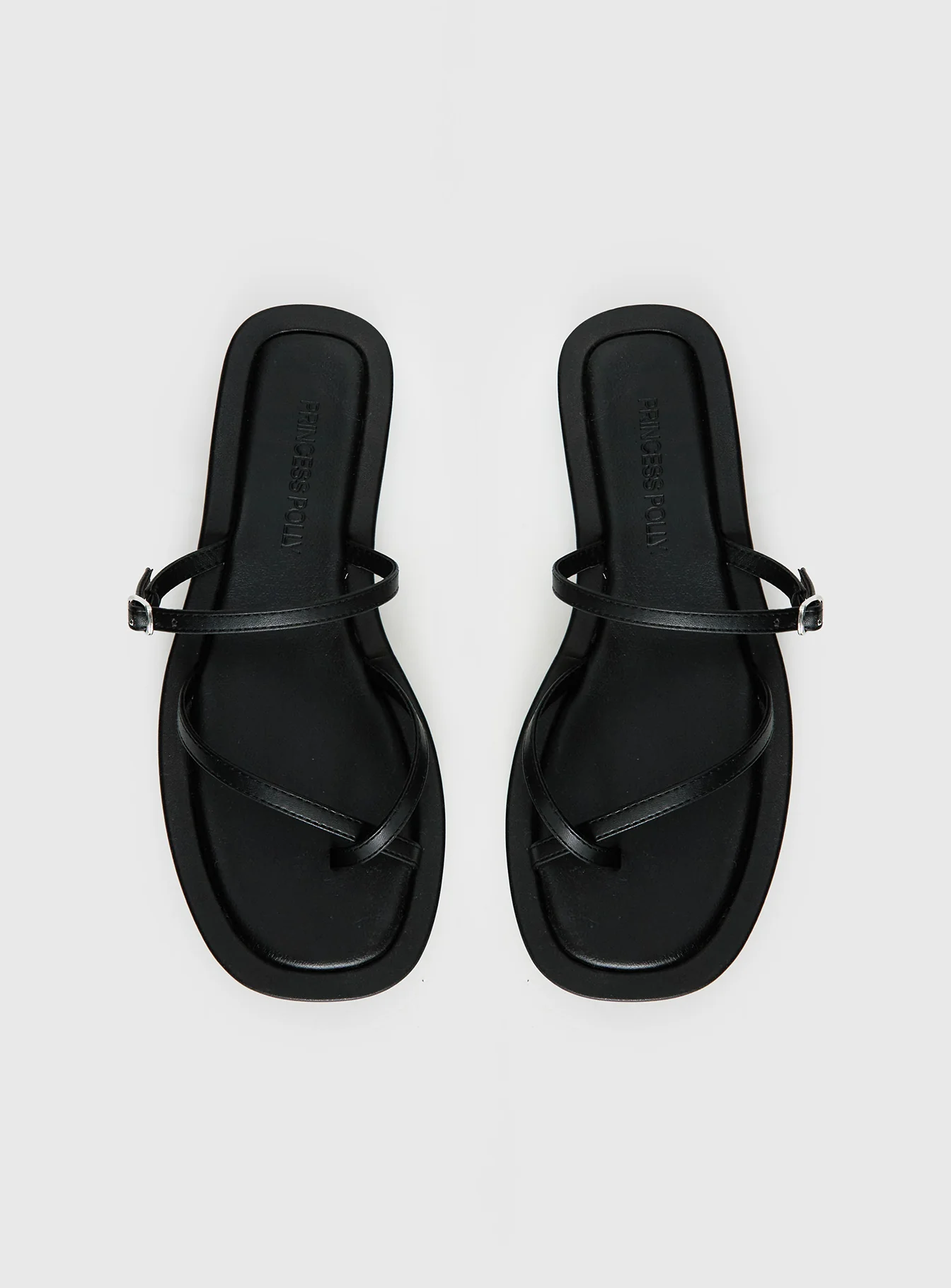 Riki Mini Belt Sandals Black