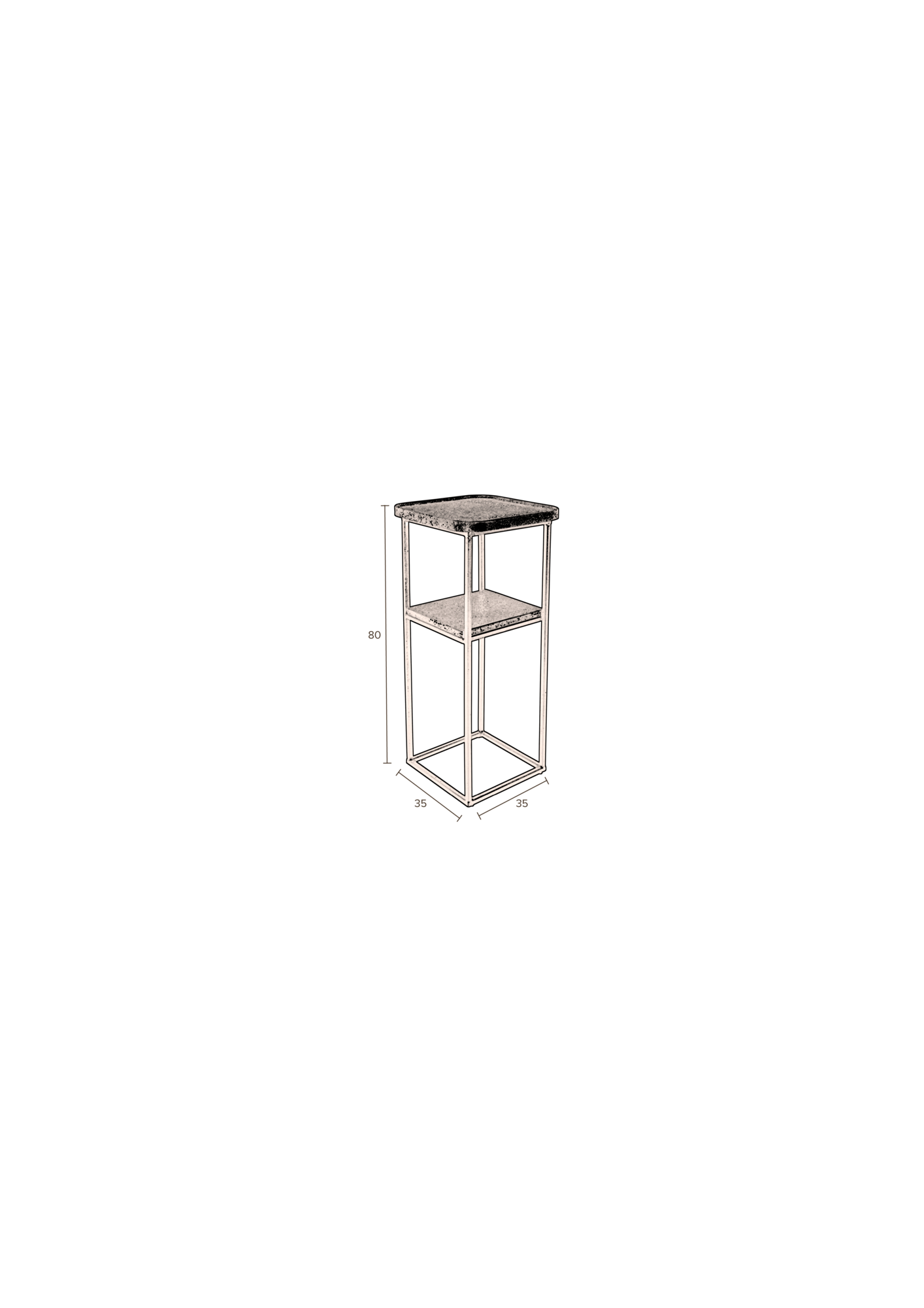Dutchbone bijzettafel Winston