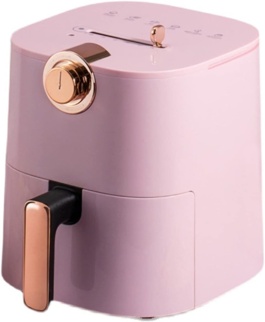 AJIRALTON Friggitrice ad Aria, Friggitrice ad Aria Piccola, Friggitrice con Meno Olio, Friggitrice ad Aria, Forno per Pizza, Cestello per Friggere Antiaderente, Protezida Calore Eccessivo, Timer e Con