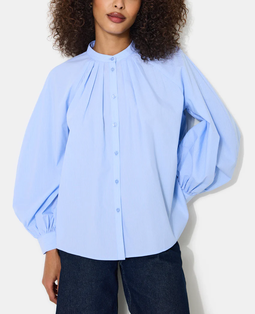 Pimkie Blouse rayée avec pinces et manches ballons