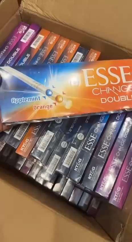 ESSE Change Double Applemint & Orange 20s Cigarettes x 10 Packs /1 Carton - www.Smoke-UK.com