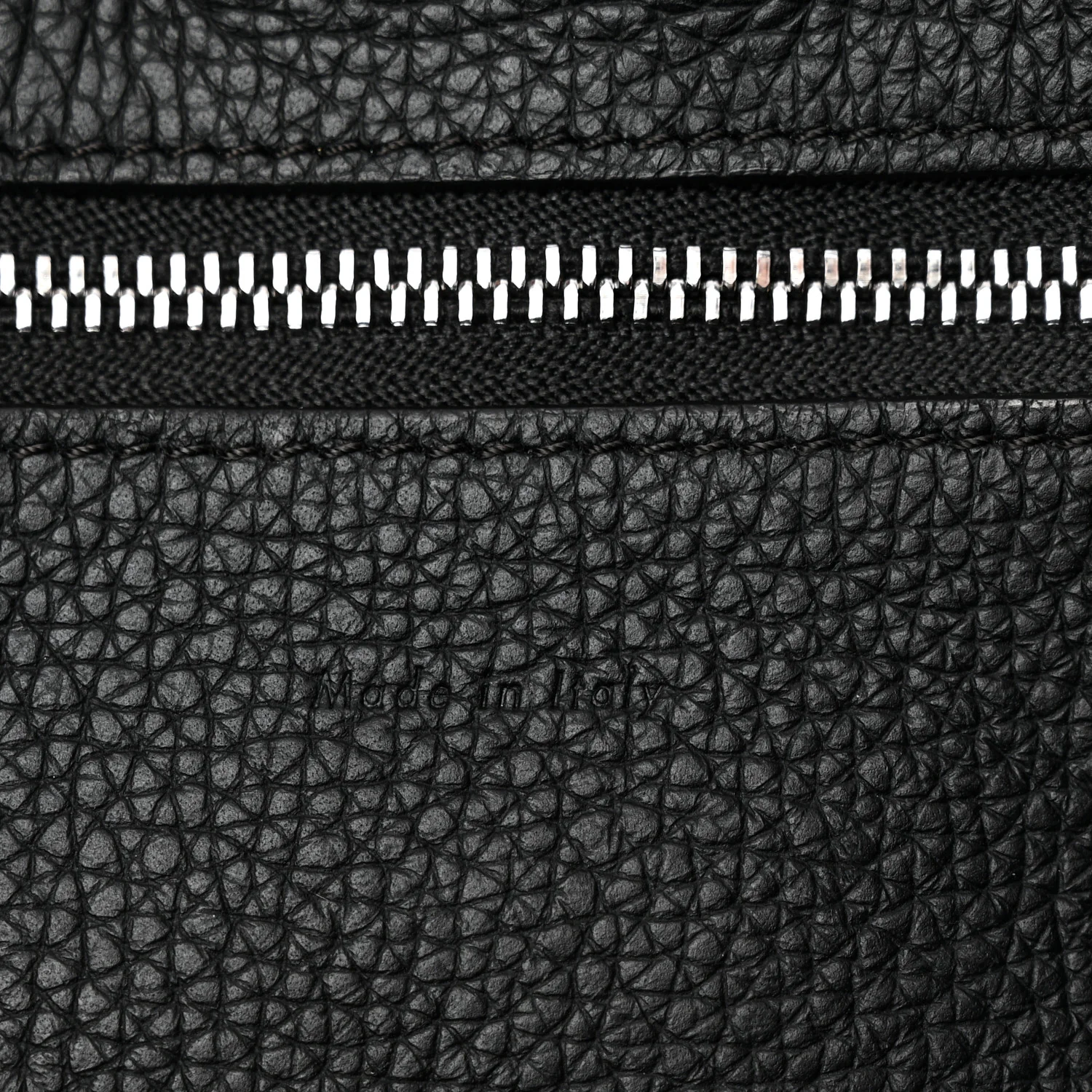 Supple Grained Calfskin Small Big Bag Black - Top Club