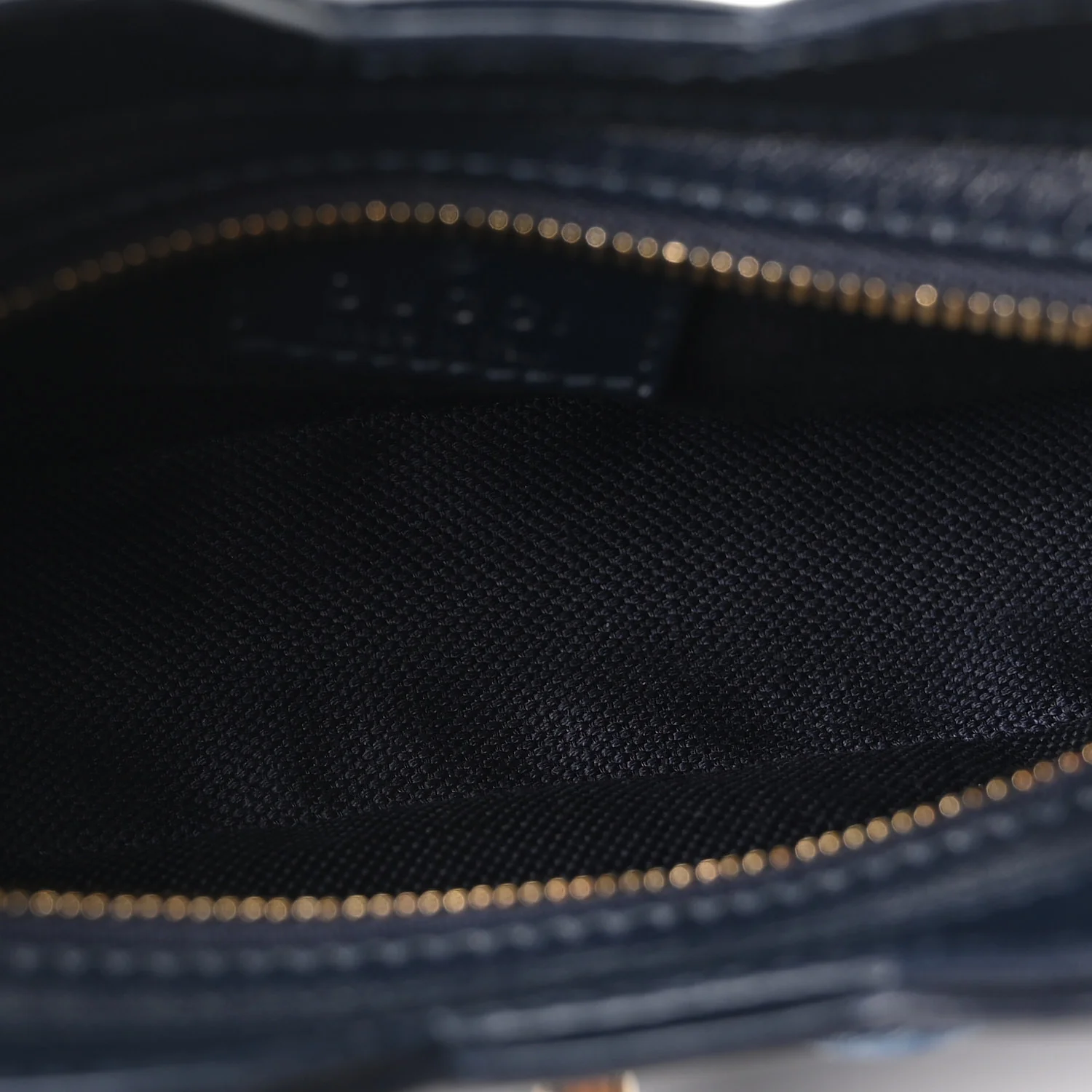 Denim GG Monogram Mini Moon Side Shoulder Bag Blue - Top Club