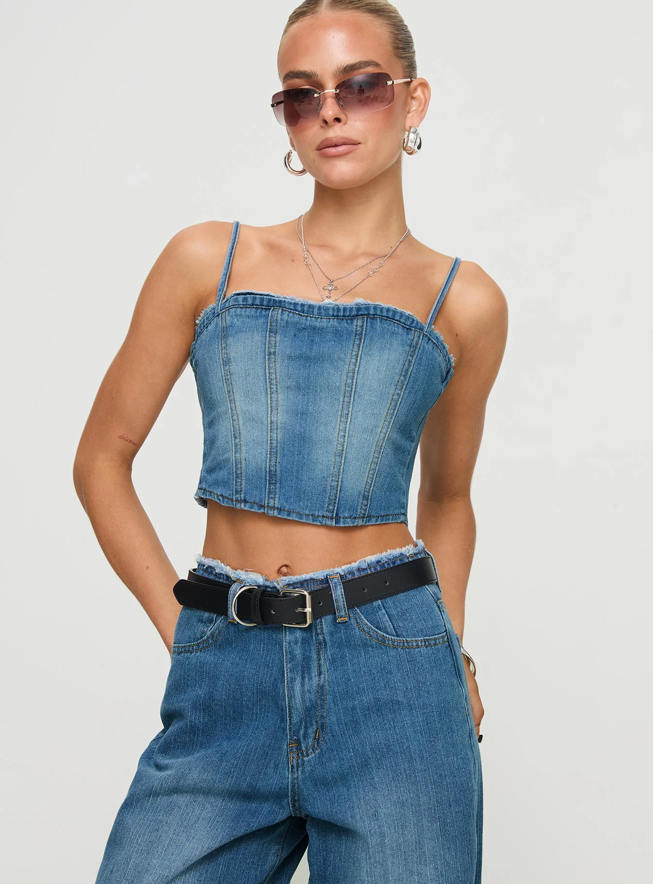 Vihaan Top Blue Wash