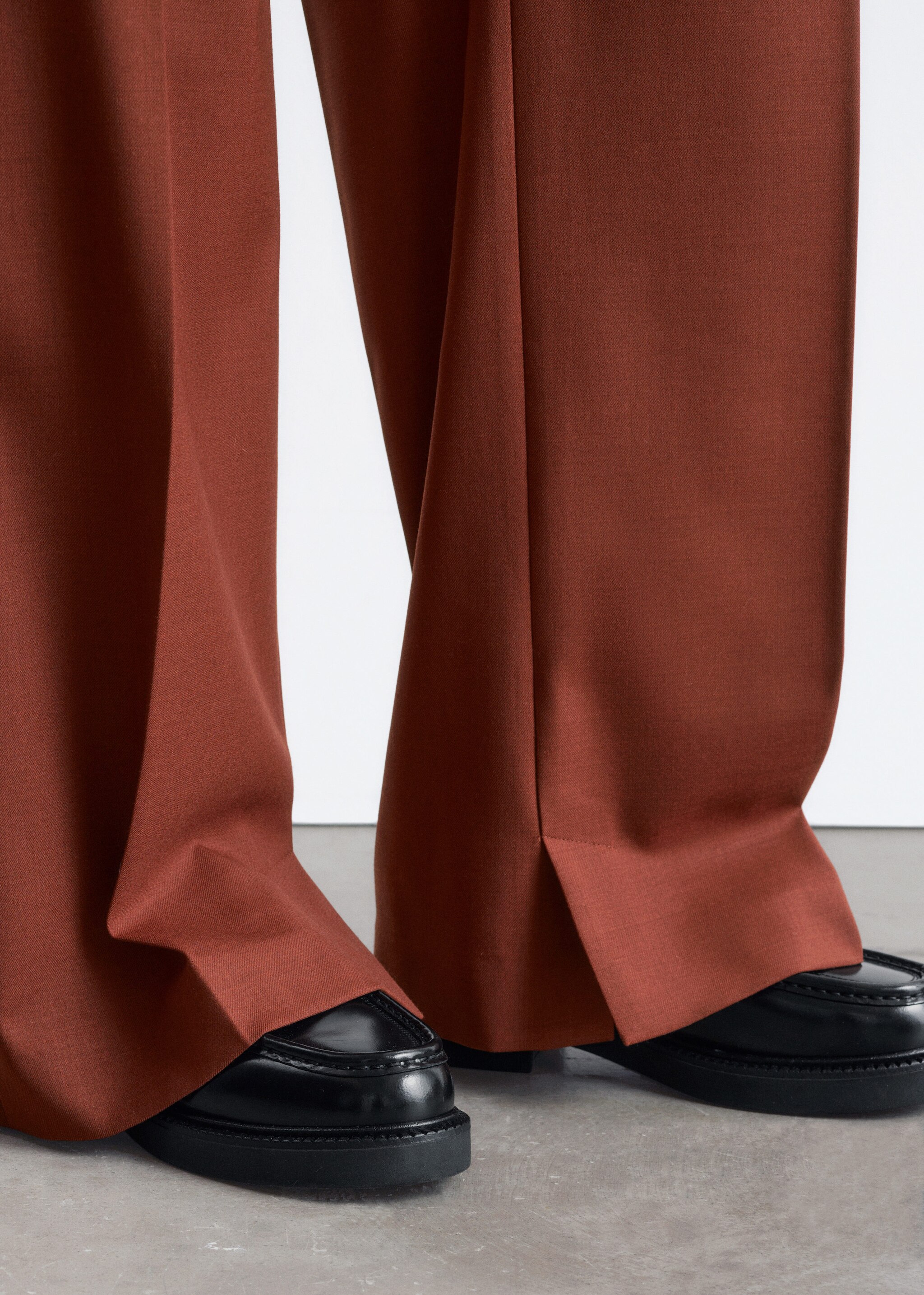 & Other Stories WOOL PRESS-CREASE TROUSERS