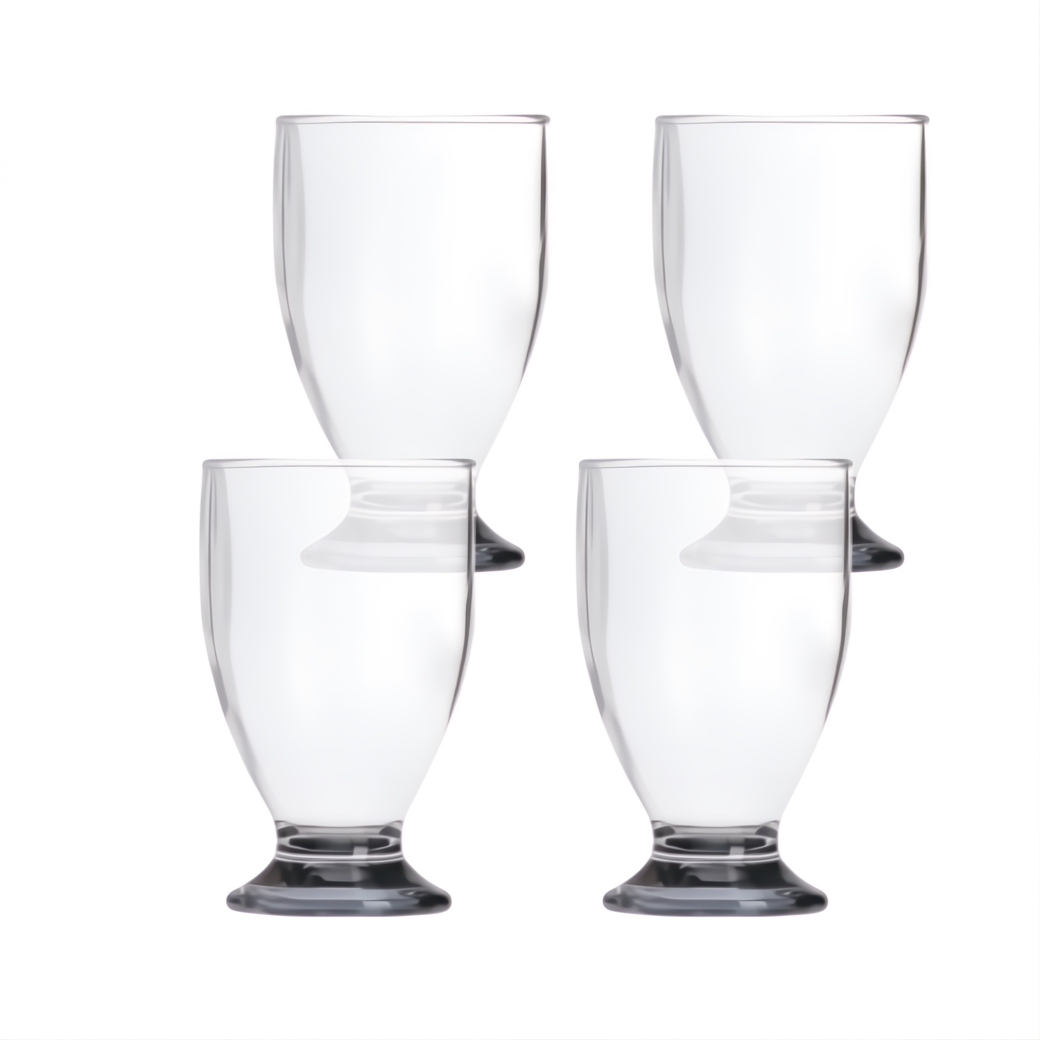 Acryl Glas Juice smoke - set van 4