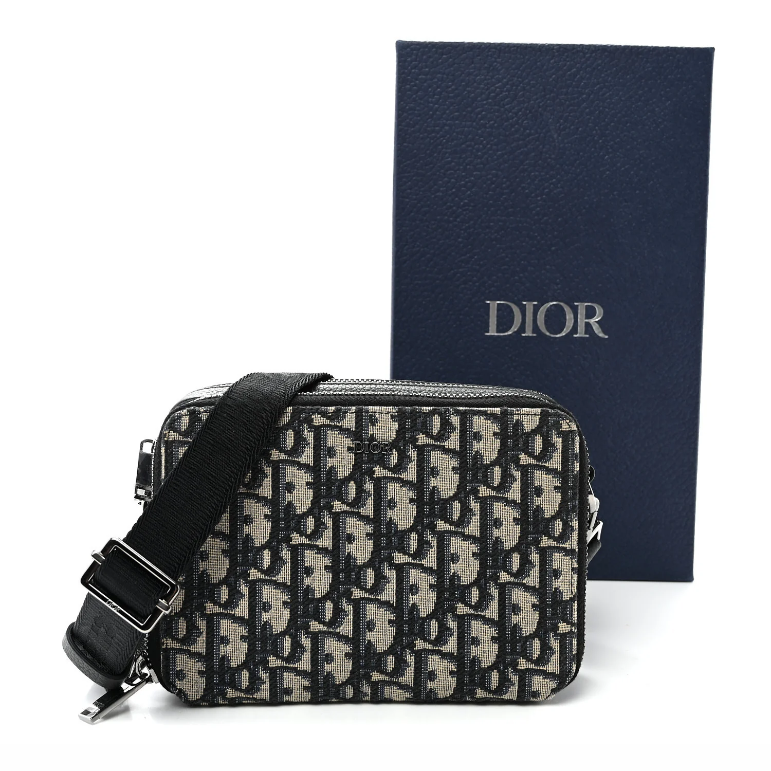 Oblique Messenger Pouch Black - Top Club