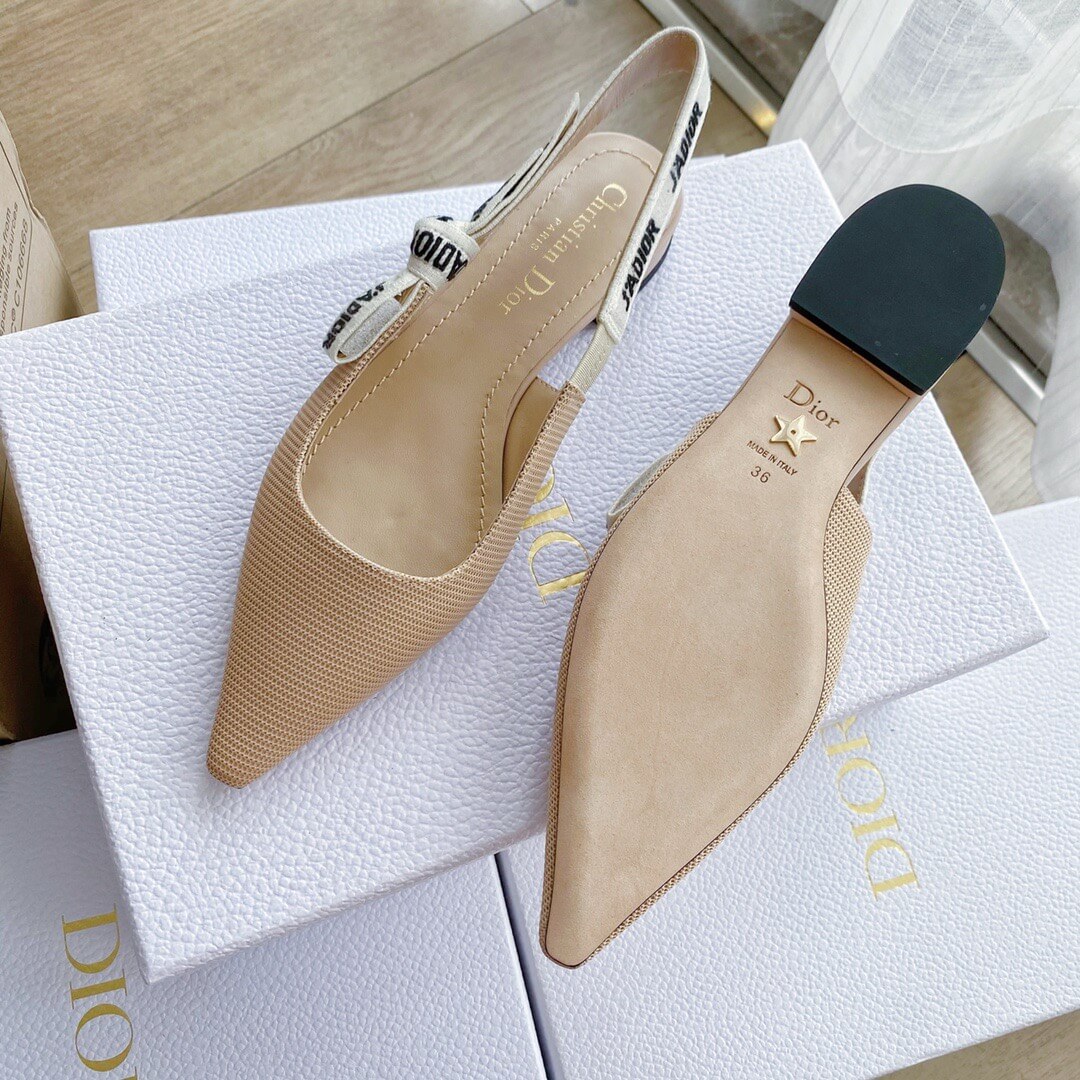 J Adior Slingback Flat - Top Club