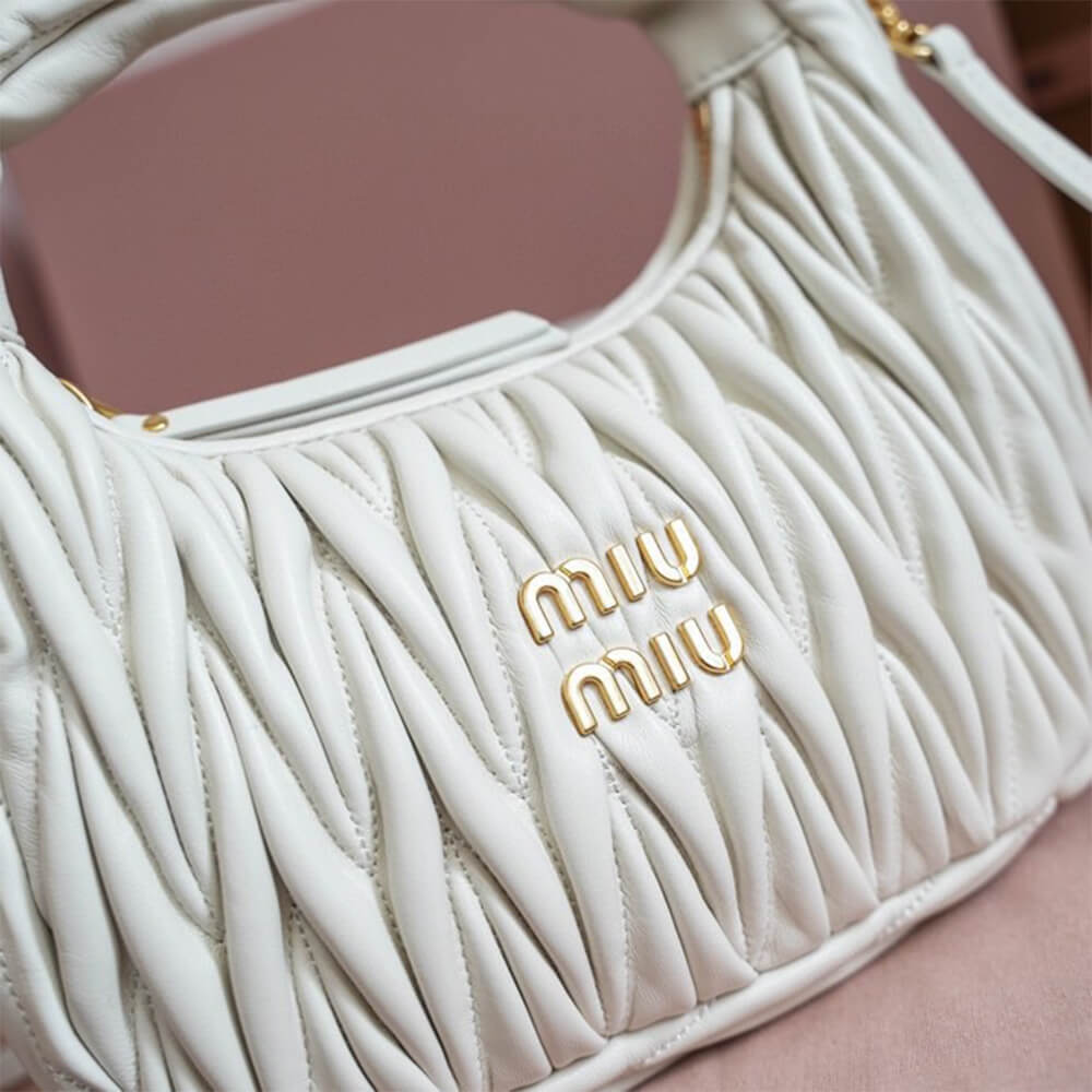 Small Wander matelasse nappa leather hobo bag(HIGH-END GRADE) - Top Club