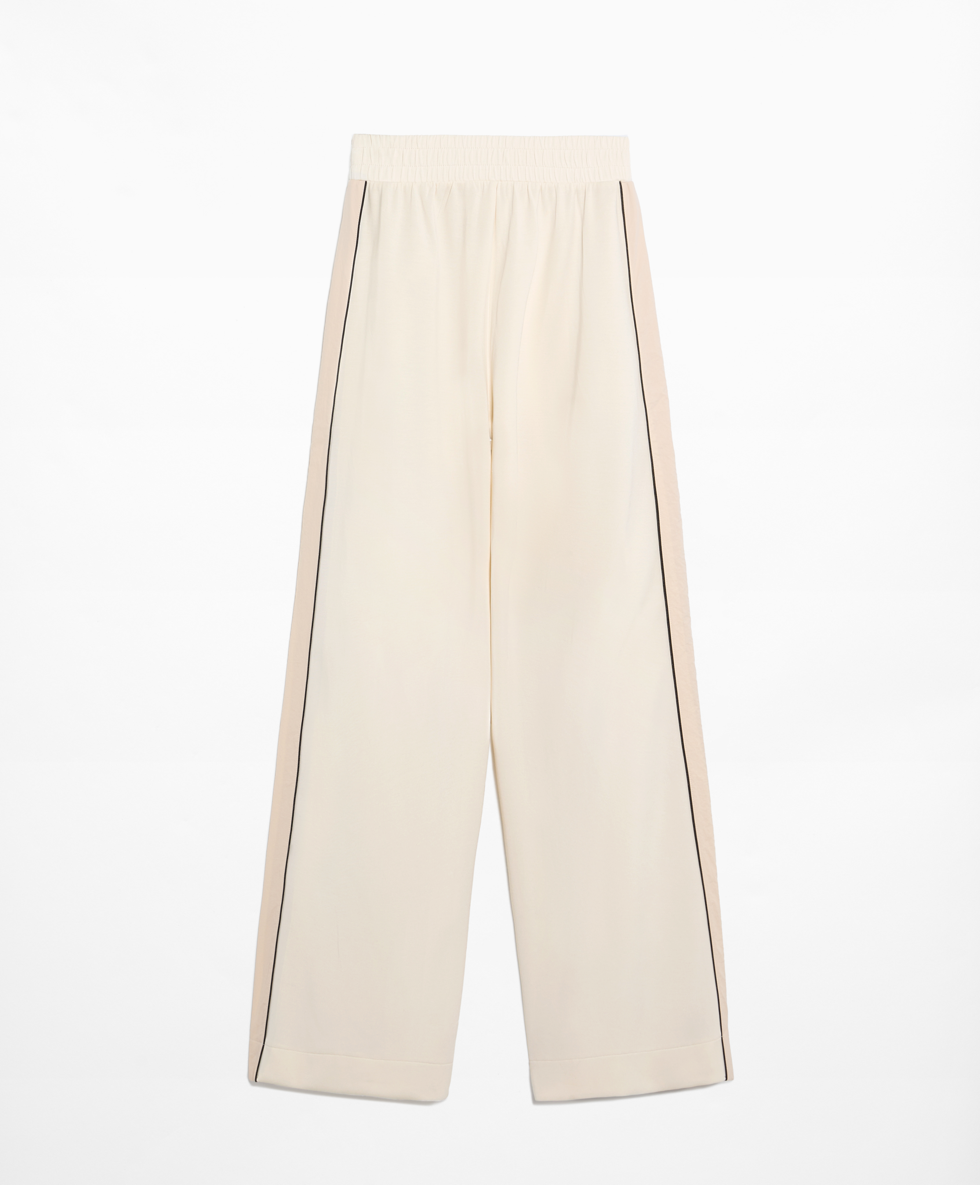 OYSHO Side appliqué straight-leg trousers with modal