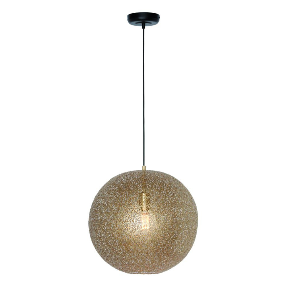 MOON HANGLAMP 50CM GOUD/GOUD