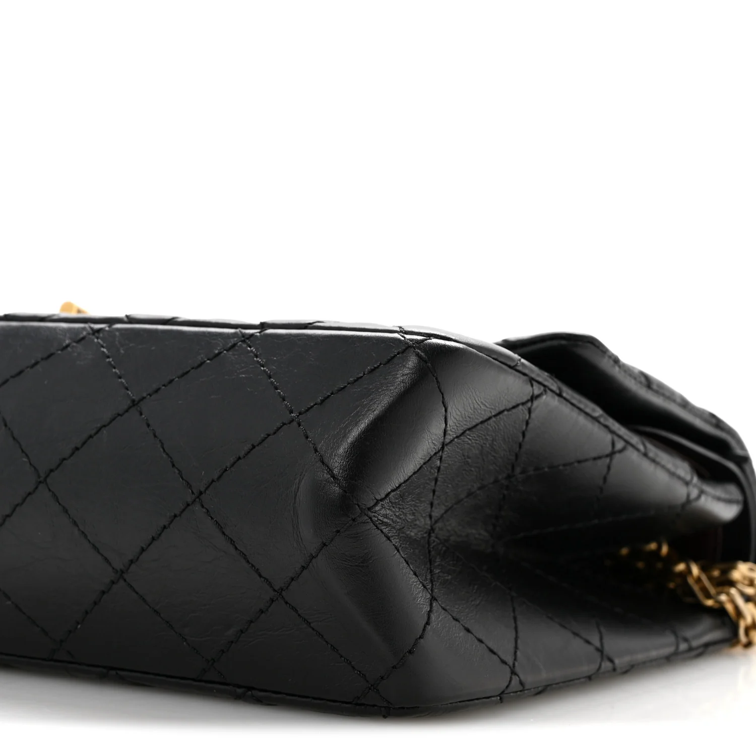 Aged Calfskin Quilted 2.55 Reissue 226 Flap Black - Top Club