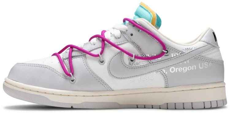 Off-White x Dunk Low  Lot 21 of 50  DM1602-100 - Sneaker Replica Workshop