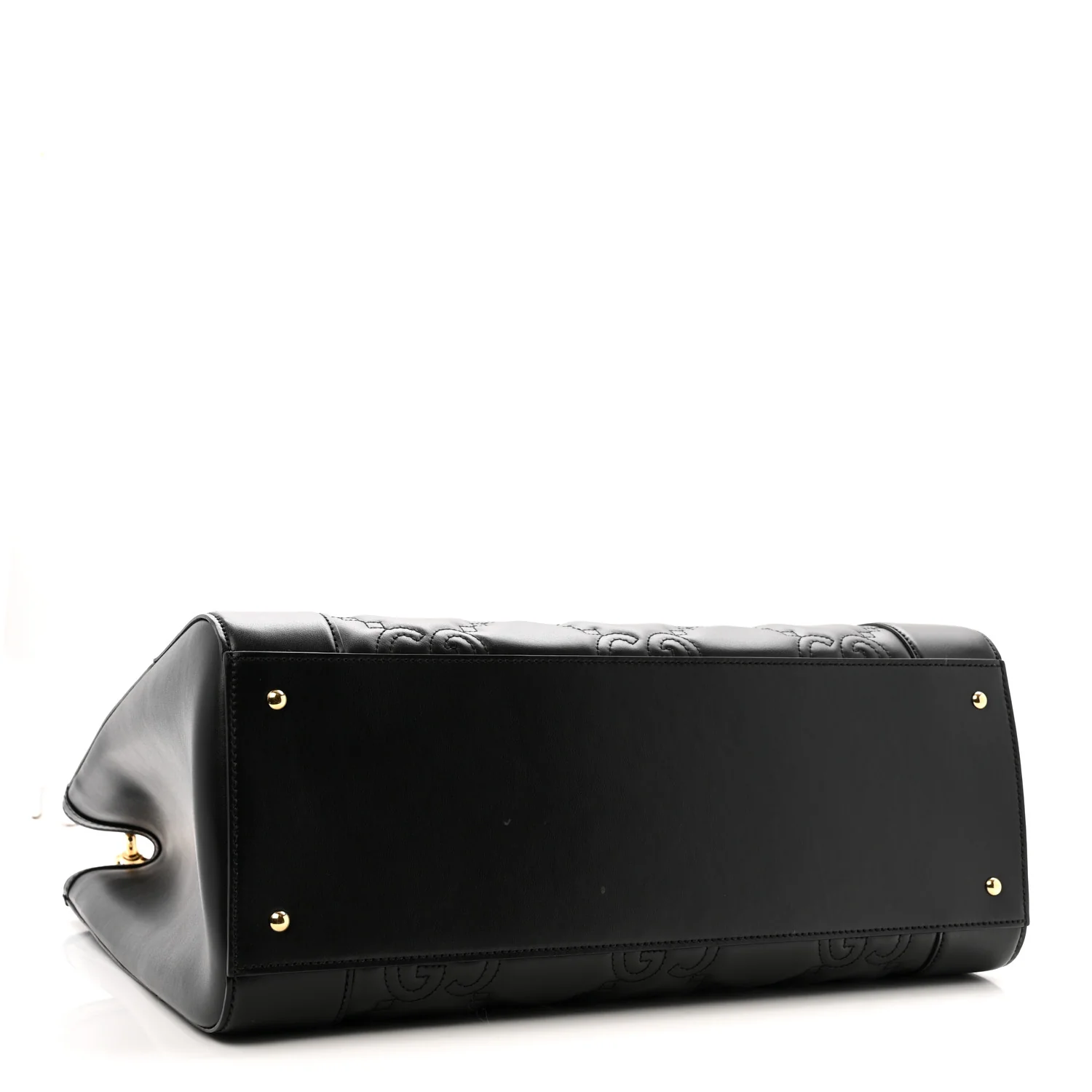Calfskin GG Matelasse Tote Bag Black - Top Club