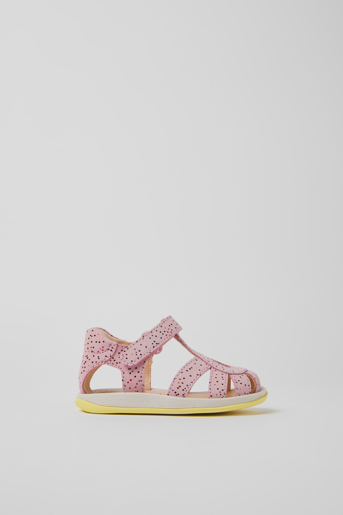 Bicho Pink Nubuck Sandals for Boys