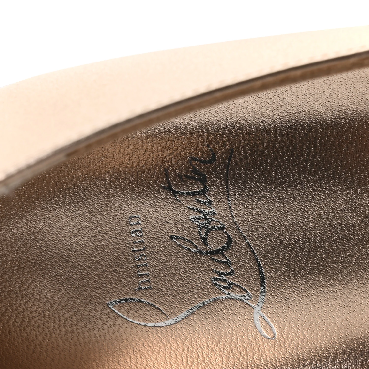 Calf Laminato Satin Sweet Jane Flats 37 Leche - Top Club
