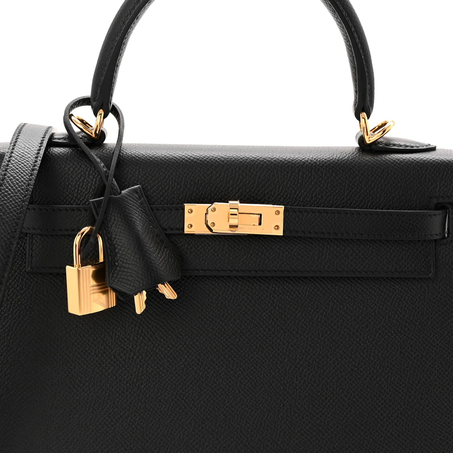 Epsom Kelly Sellier 25 Black - Top Club