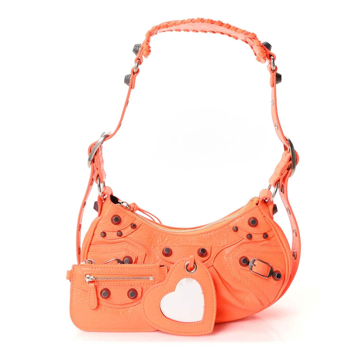 Agneau Arena Le Cagole Shoulder Bag XS Orange - Top Club