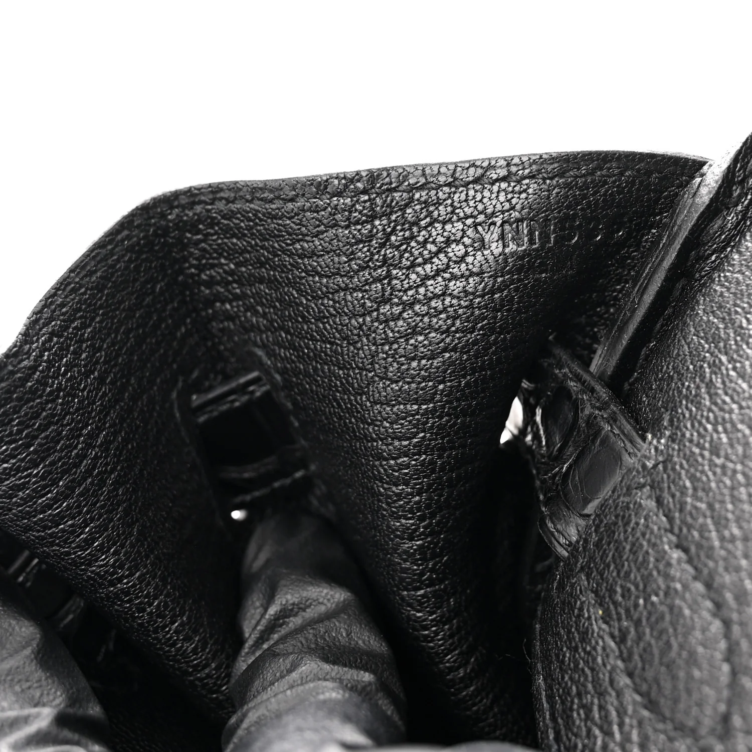Togo Matte Alligator Birkin Touch 30 Black - Top Club