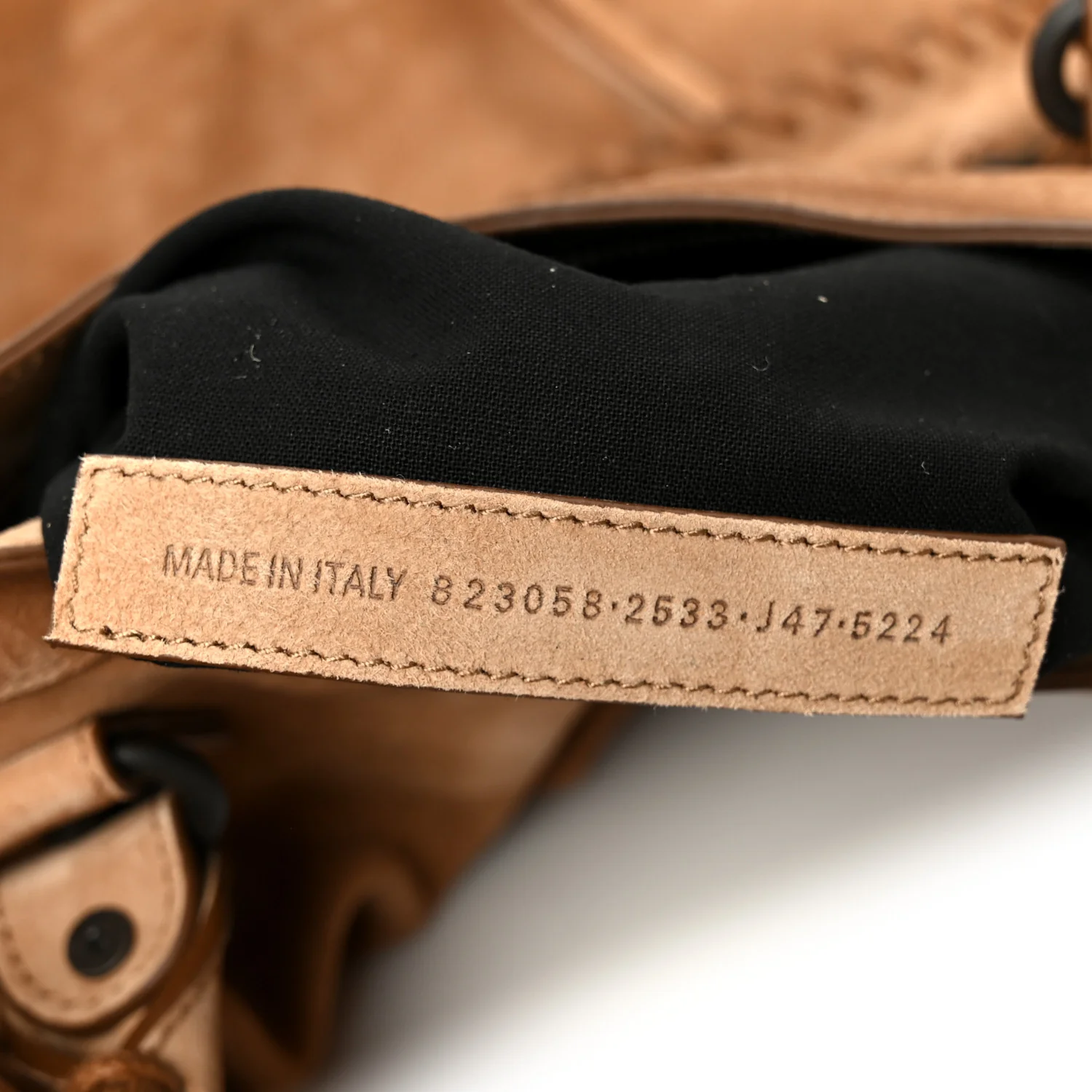 Waxed Suede Calfskin Classic Hardware Medium Le City Camel - Top Club